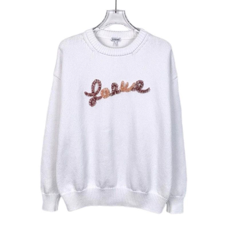 Loewe LOEWE Loft white knit sweater Size XS / US 0-2 / IT 36-38 - 1 Thumbnail