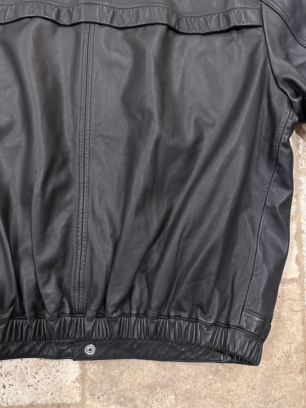 Lemaire Lemaire Stand Collar Blouson Soft Nappa Leather Black Jacket Size US XL / EU 56 / 4 - 13 Thumbnail