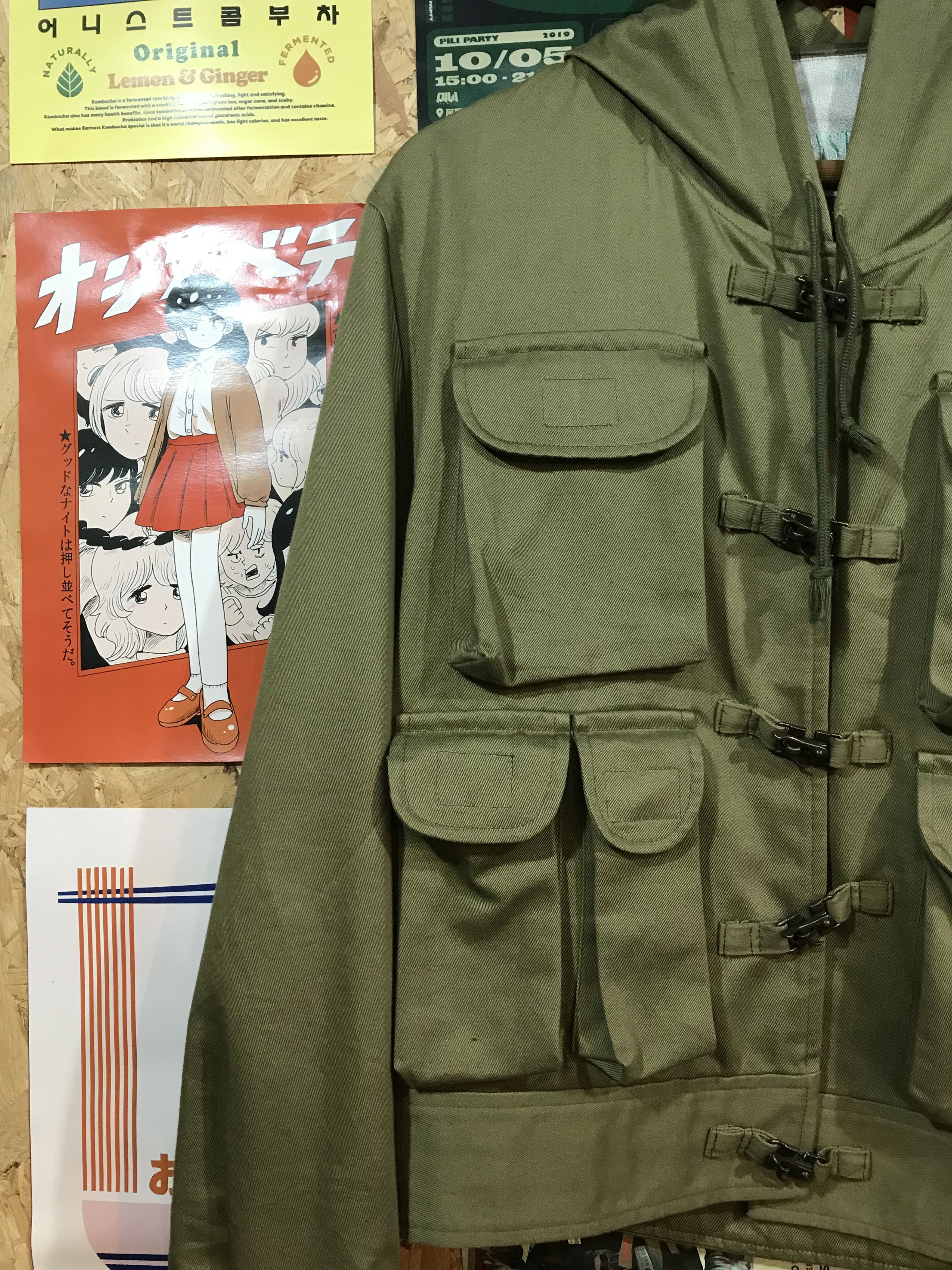 Hysteric Glamour Hysteric Glamour Army Fashion Multi Pocket Hoodie Jacket Size US M / EU 48-50 / 2 - 5 Thumbnail