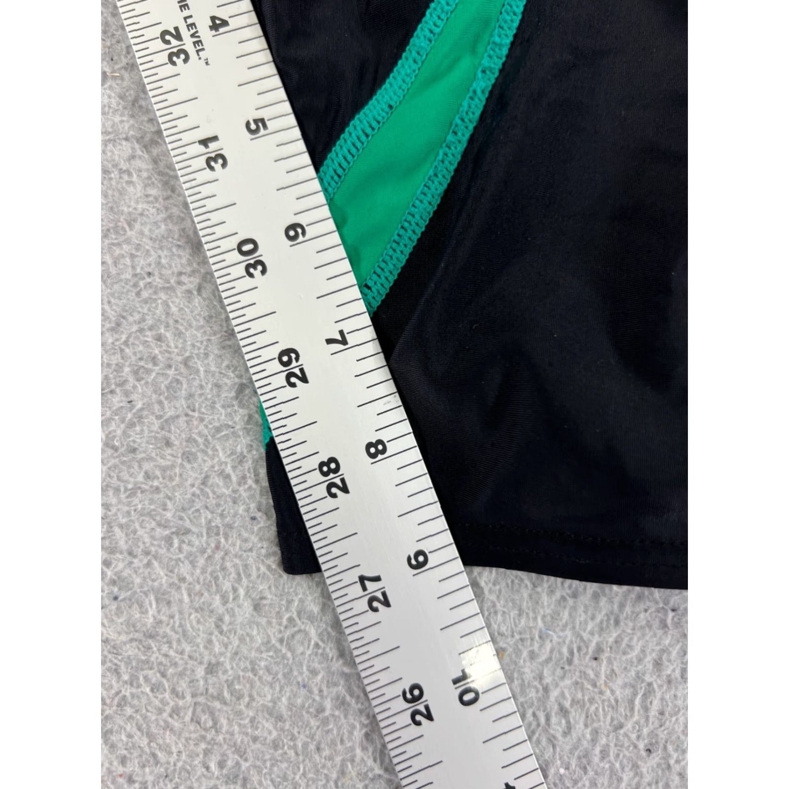 Vintage TYR Shorts Jammer Bottom Adult 28 Black Green Spandex Polyester Compression Regular Men Pool Swim Bottoms Size US 28 / EU 44 - 7 Thumbnail