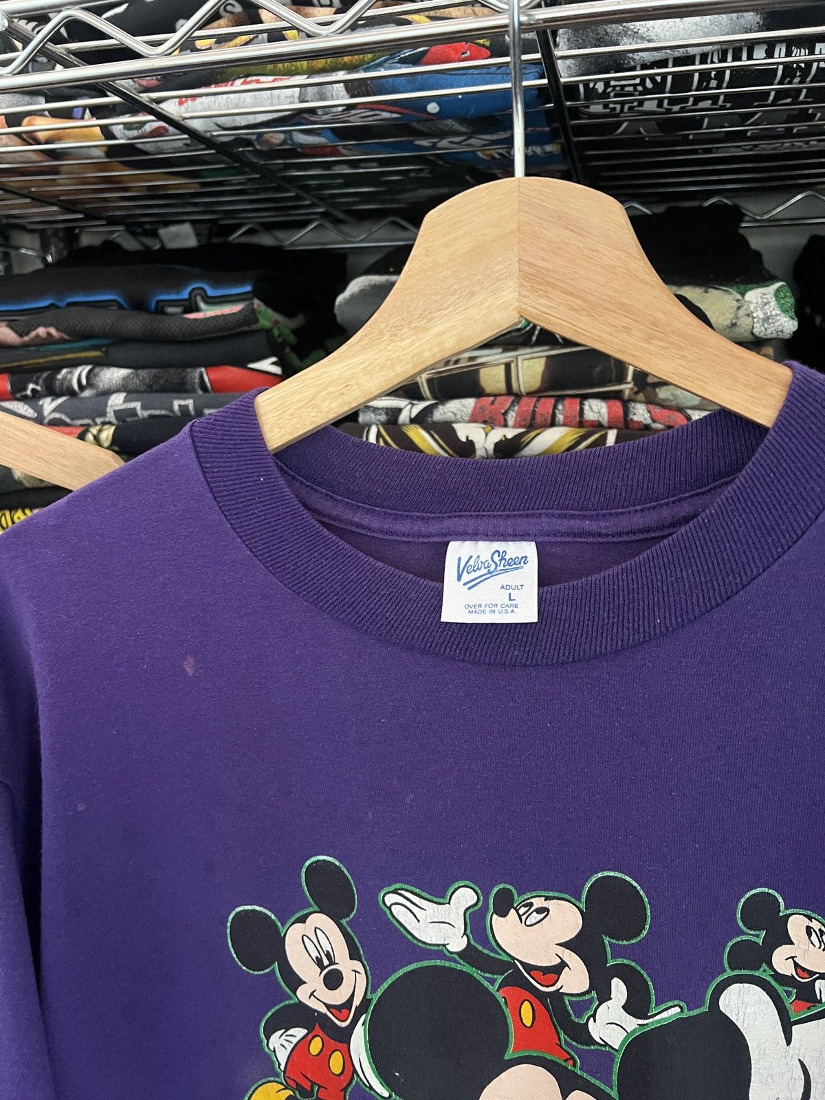 Disney 80s Mickey Mouse Collage Tee Size US L / EU 52-54 / 3 - 4 Thumbnail