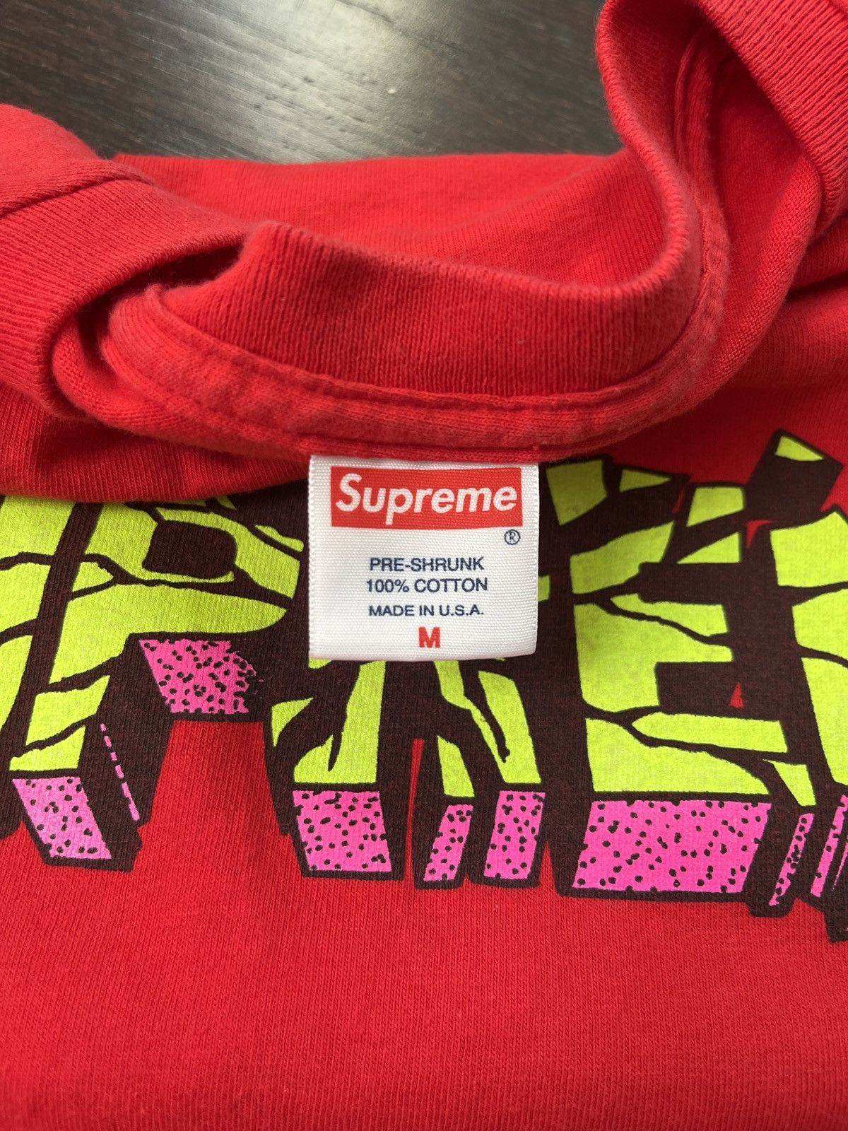 Supreme Rare Supreme hulk Smash Tee FW08 M Size US M / EU 48-50 / 2 - 5 Thumbnail