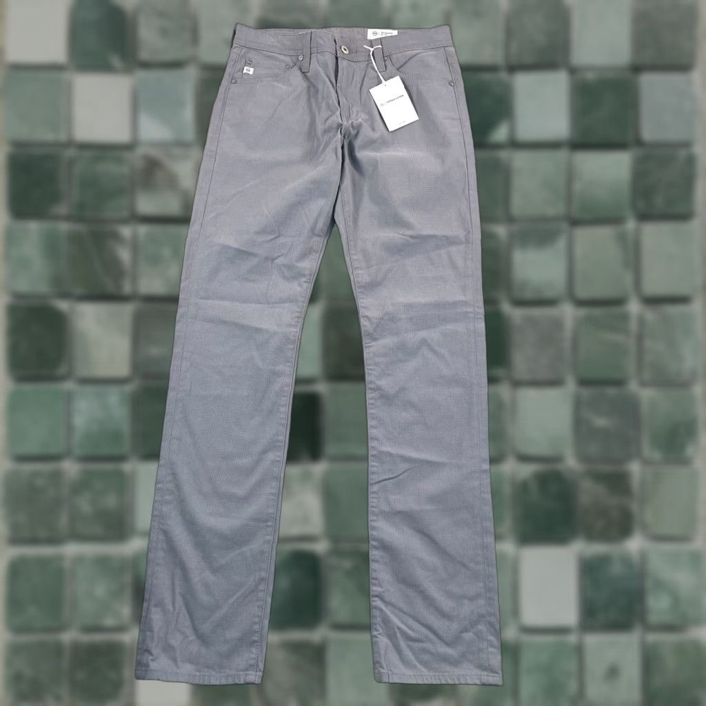 Vintage AG Adriano Goldschmied The Everett Slim Straight 30x34 Grey Sueded Sateen NWT Jeans Men Size US 30 / EU 46 - 1 Thumbnail