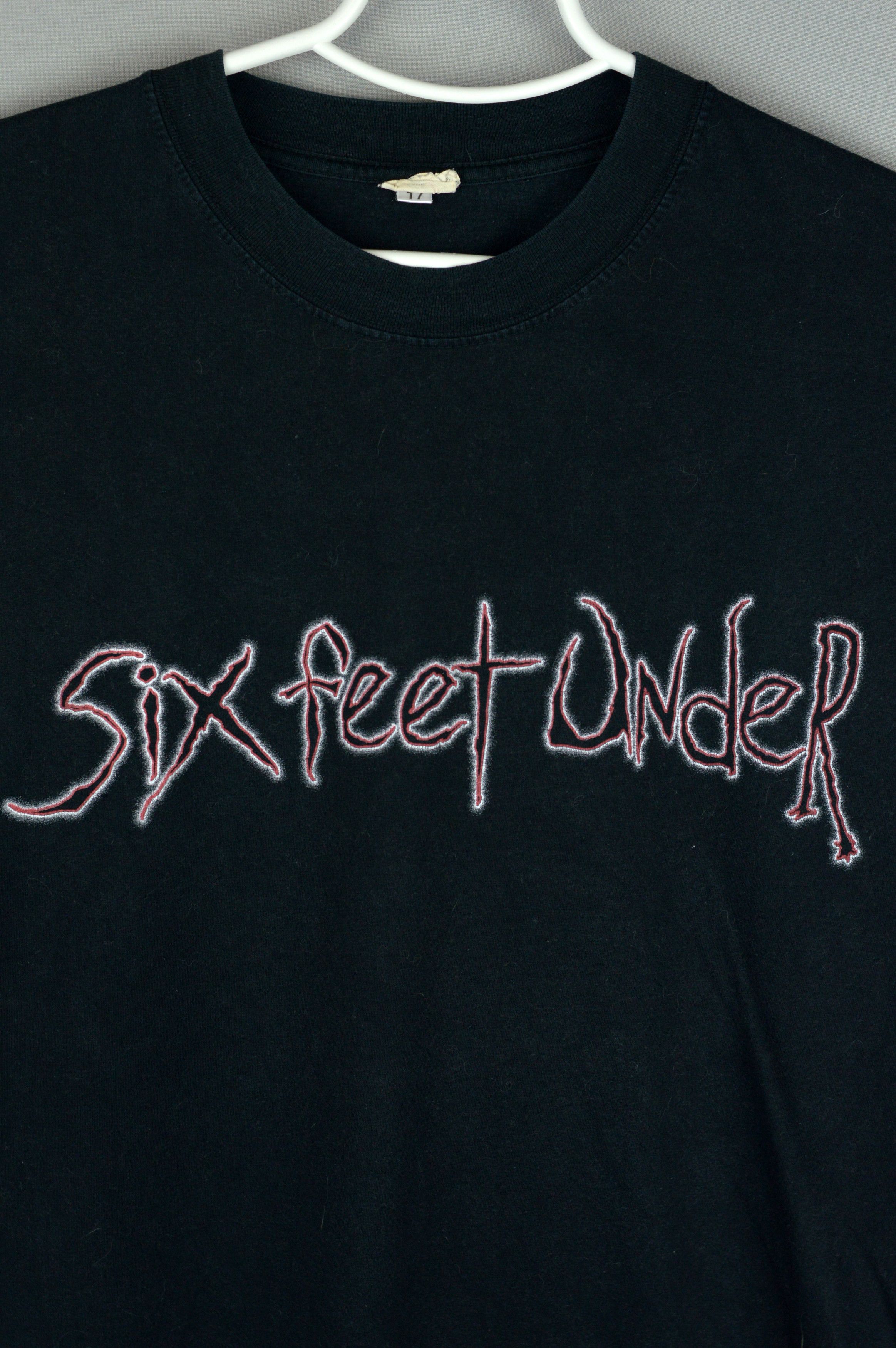Vintage Vintage Six Feet Under Feasting On Europe 2000 t shirt Size US L / EU 52-54 / 3 - 3 Thumbnail