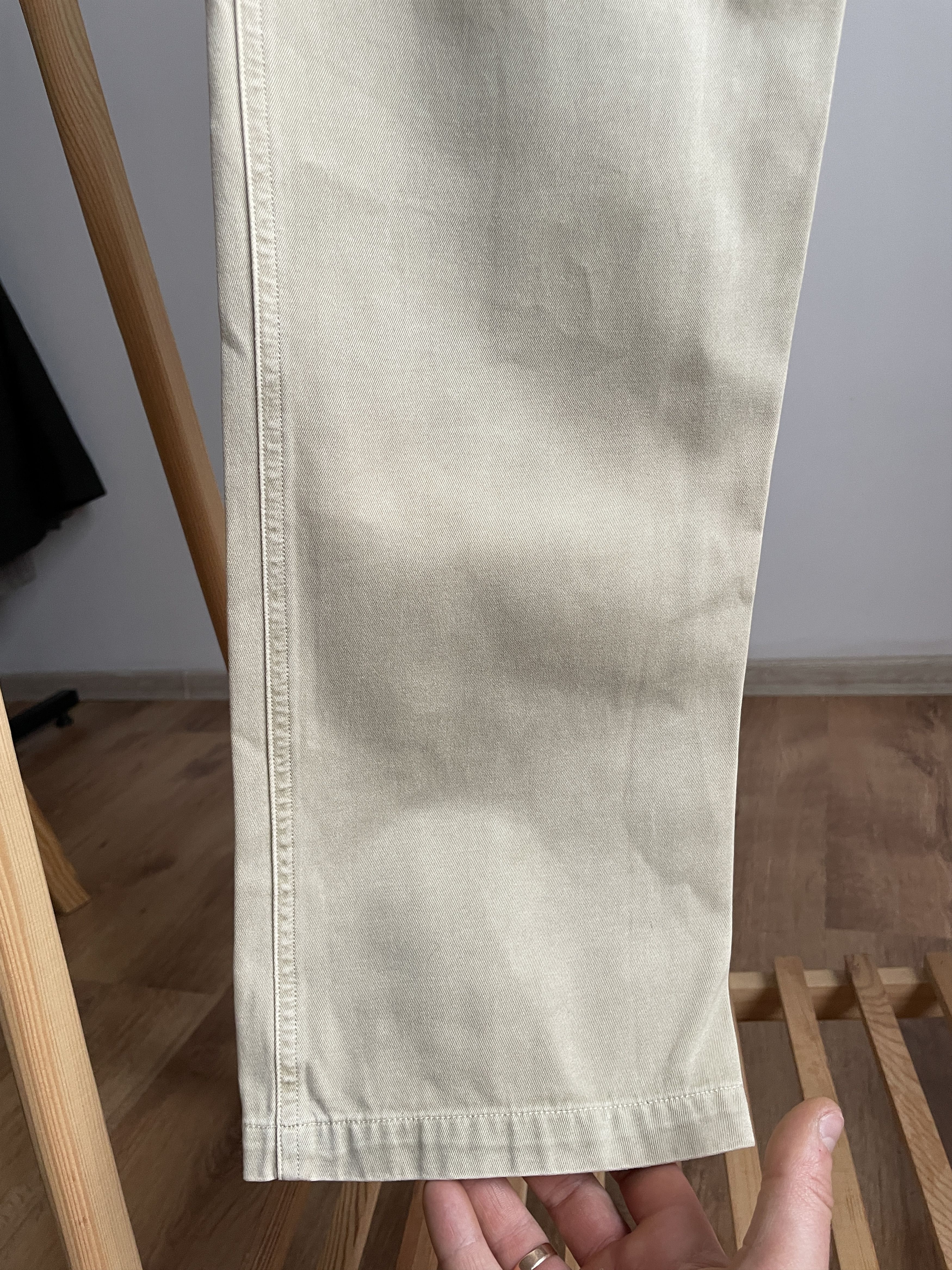 Polo Ralph Lauren Polo Ralph Lauren Vintage Beige Distressed Heavy Chinos Size US 33 - 10 Thumbnail