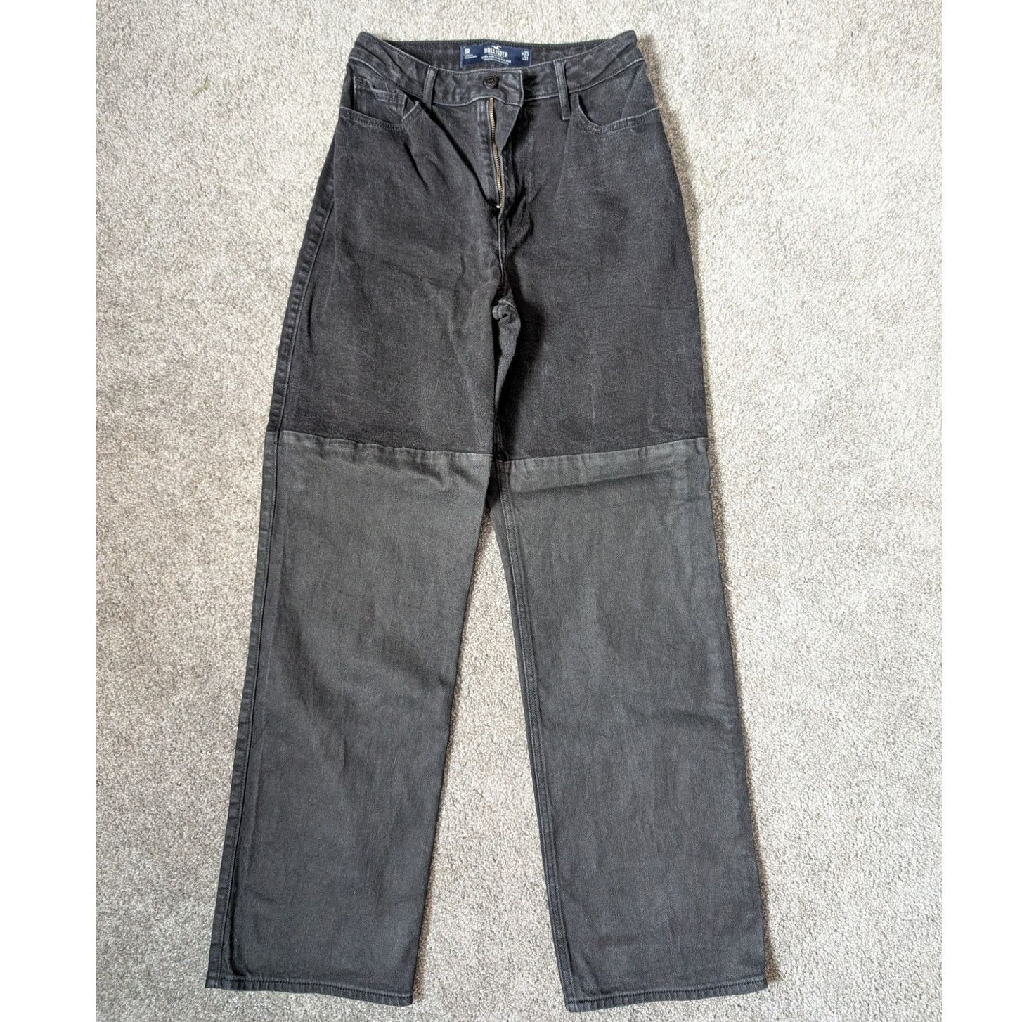Hollister Hollister DadJeansWomen's 1R BlackStretchDenim UltraHighRise Size 25" / US 0 / IT 36 - 6 Thumbnail