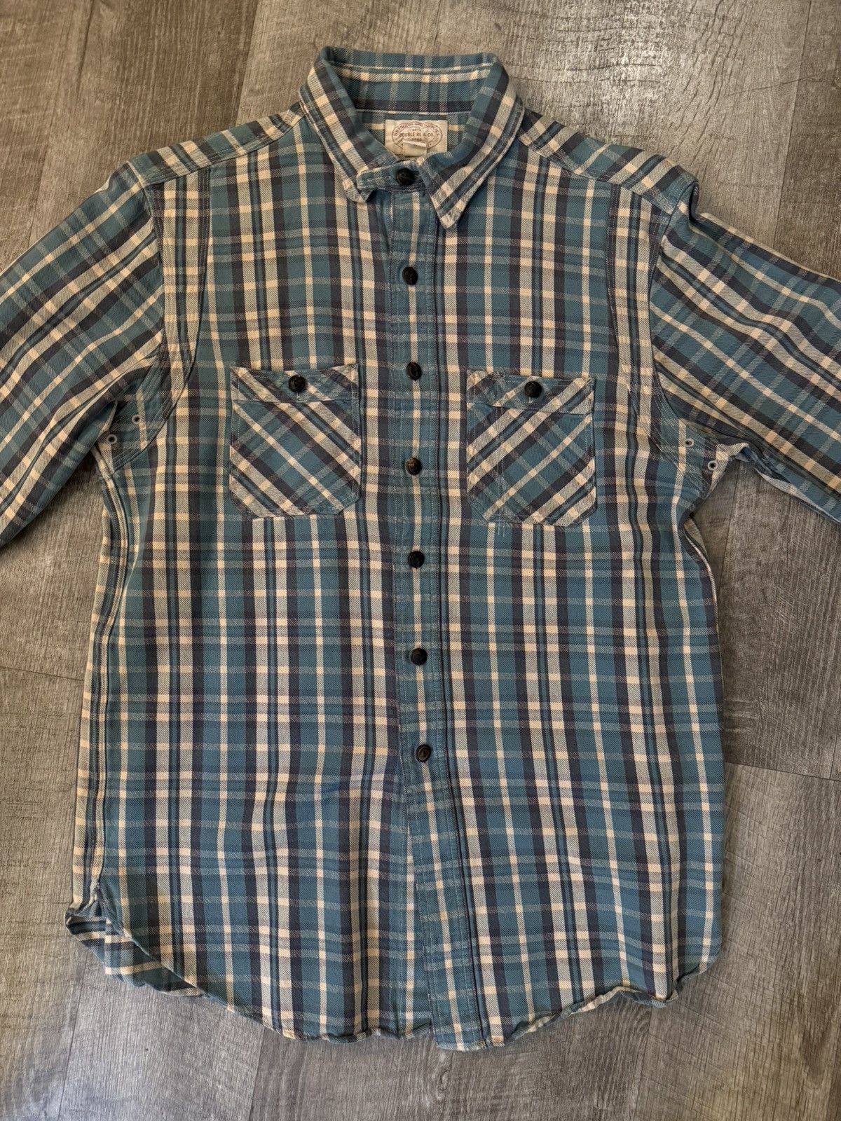 RRL Ralph Lauren RRL 1990s Work Shirt – Early 1st gen Tag – Vintage Plaid Size US M / EU 48-50 / 2 - 2 Thumbnail
