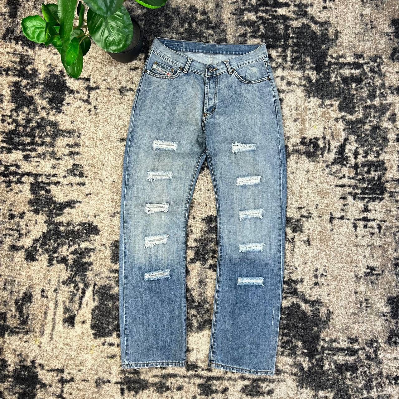 Diesel Diesel Luxury Distressed Style Denim Jeans Size US 33 - 1 Thumbnail