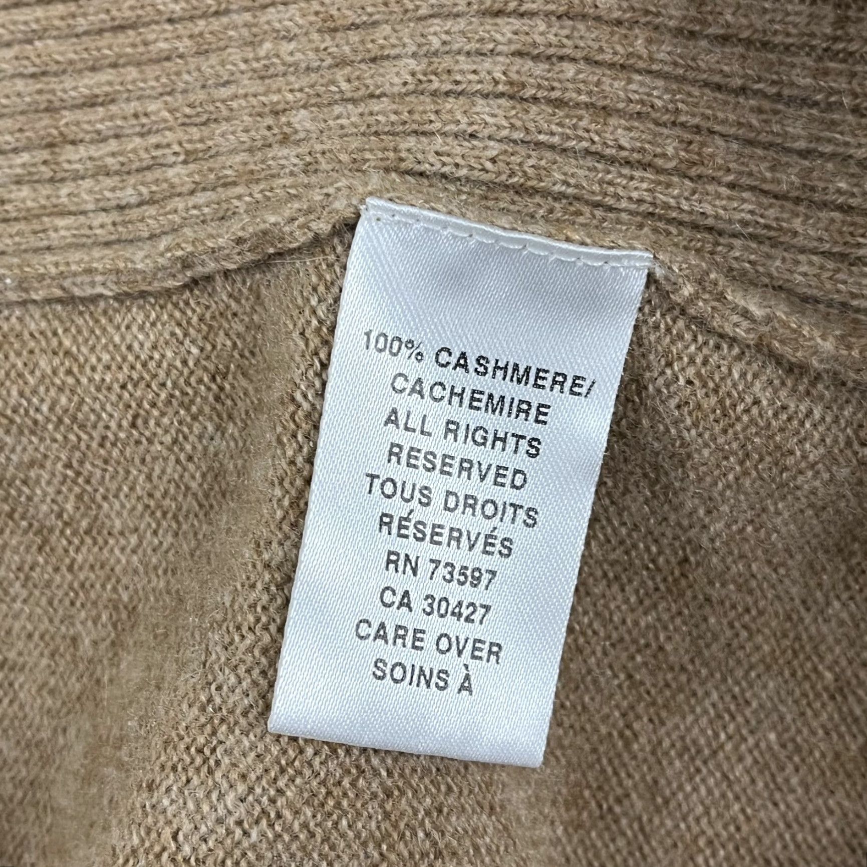 Vintage VINTAGE RAFFI Sweater Adult Mens Regular 2XL Brown 100% Cashmere Lightweight Crew Neck Jumper Size US XXL / EU 58 / 5 - 3 Thumbnail