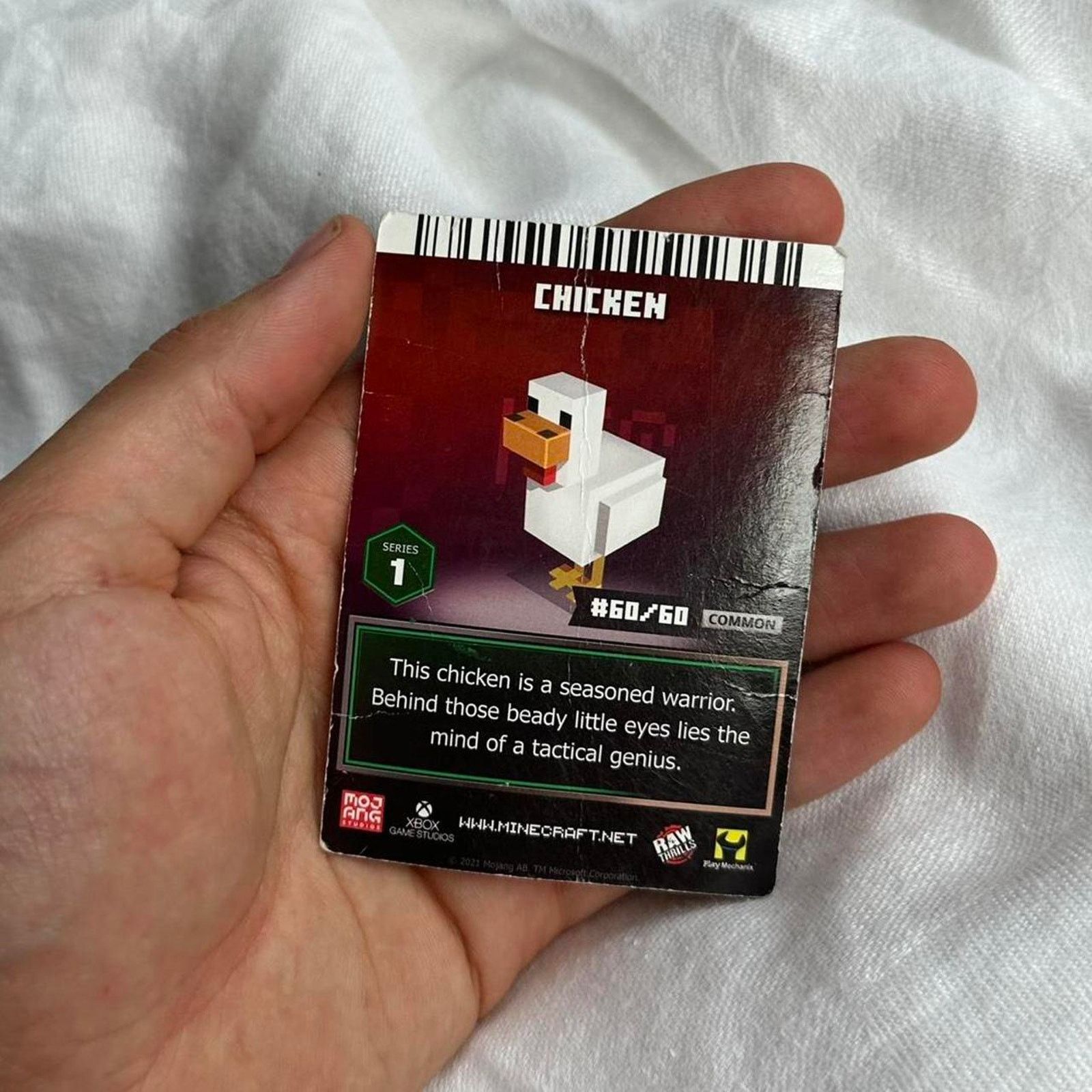 Other XBox Minecraft Dungeons Arcade Trading Card Chicken Jockey Size ONE SIZE - 5 Thumbnail