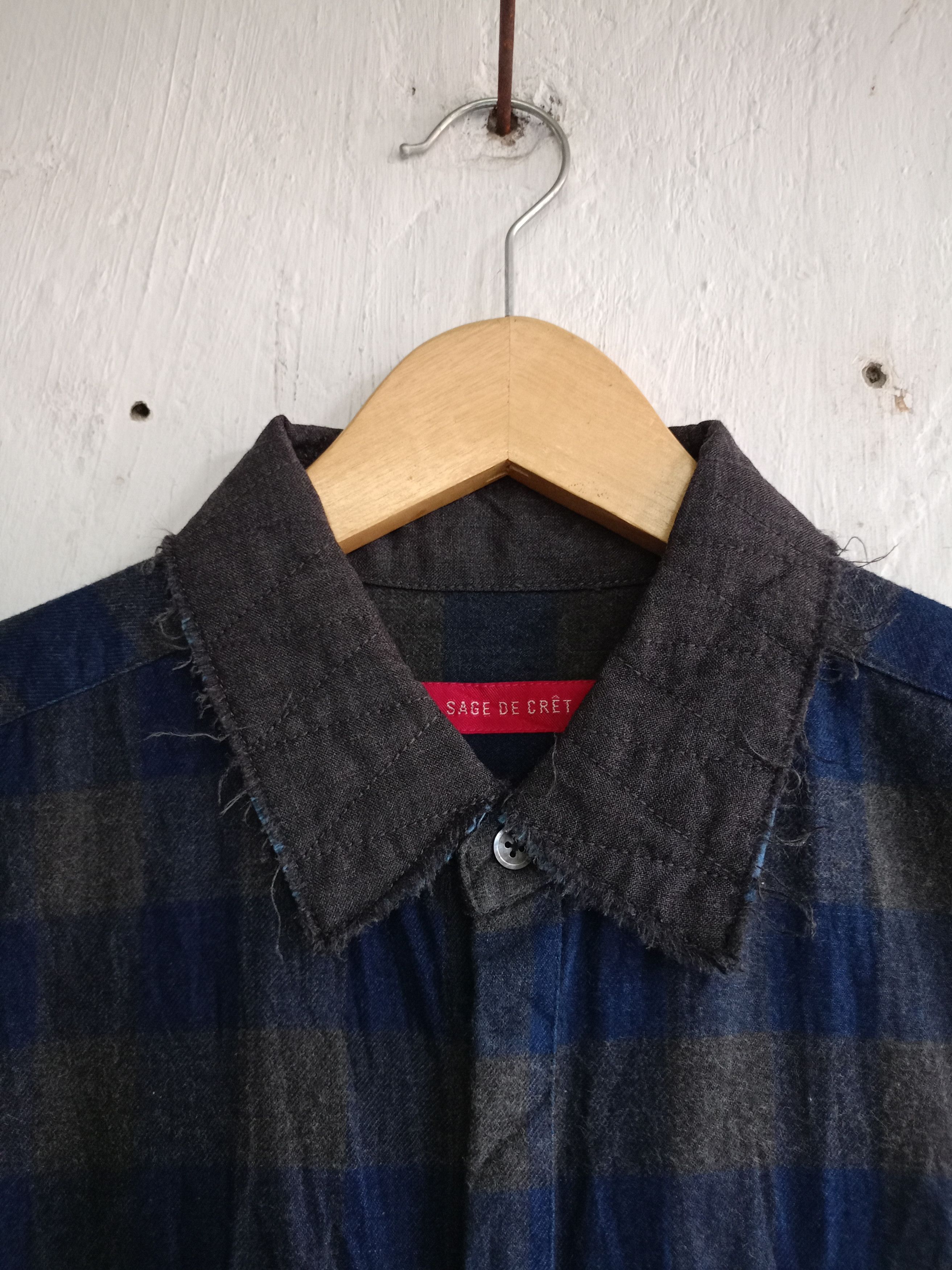 Sage De Cret Sage De Cret Long Sleeve Flanel Button Shirts Size US M / EU 48-50 / 2 - 3 Thumbnail