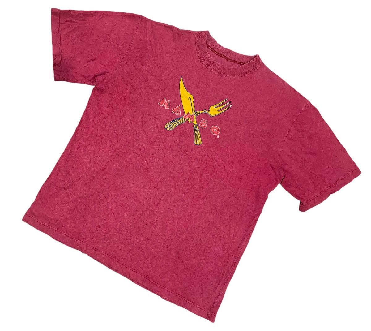 Mambo × Vintage Vintage Oversize RARE Mambo Grey Matter Tee Size US M / EU 48-50 / 2 - 2 Thumbnail