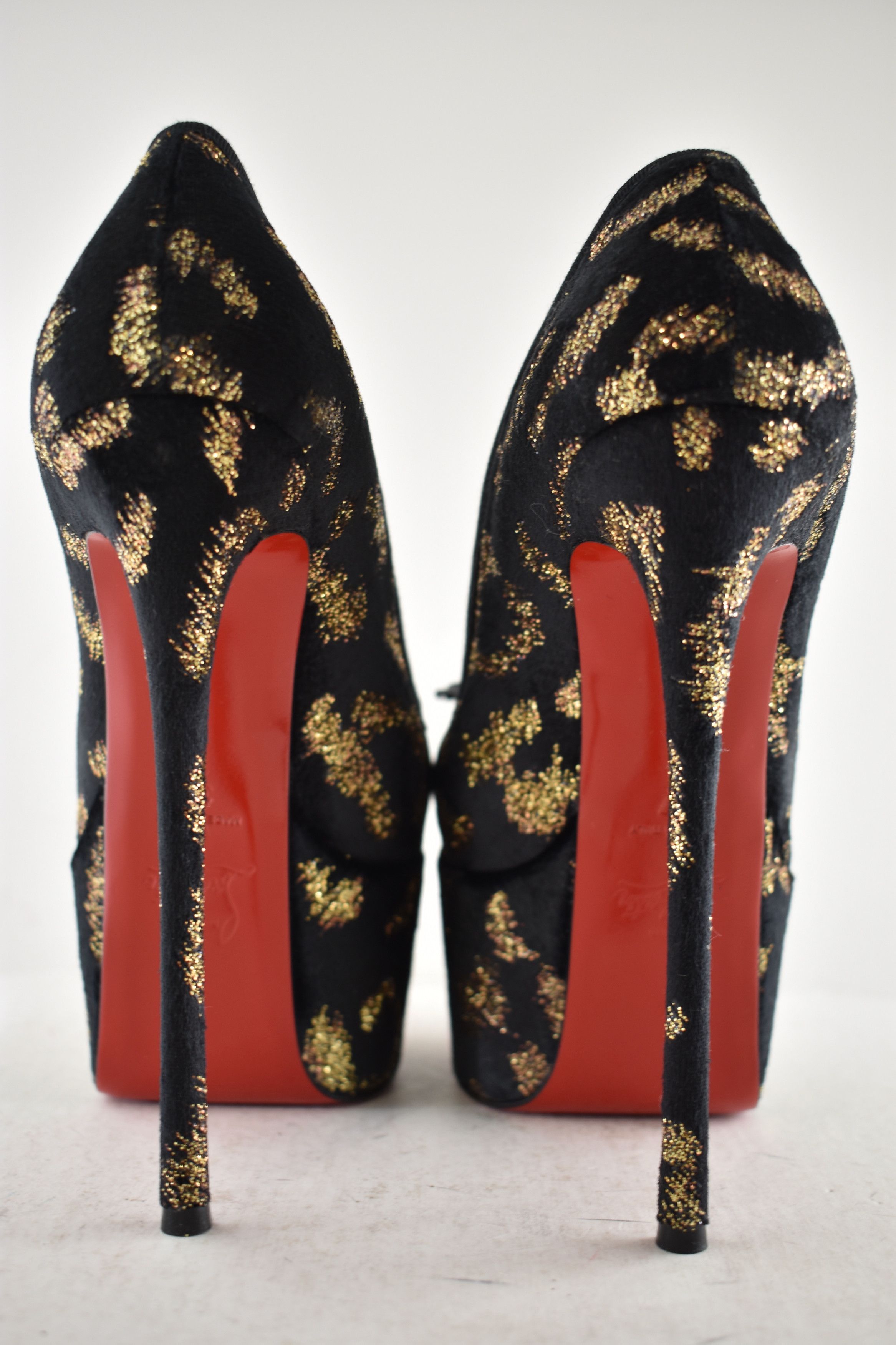 Christian Louboutin Cassia Nodo Alta 160 Black Platform Ballet Heel Pump 36 Size US 6 / IT 36 - 17 Thumbnail