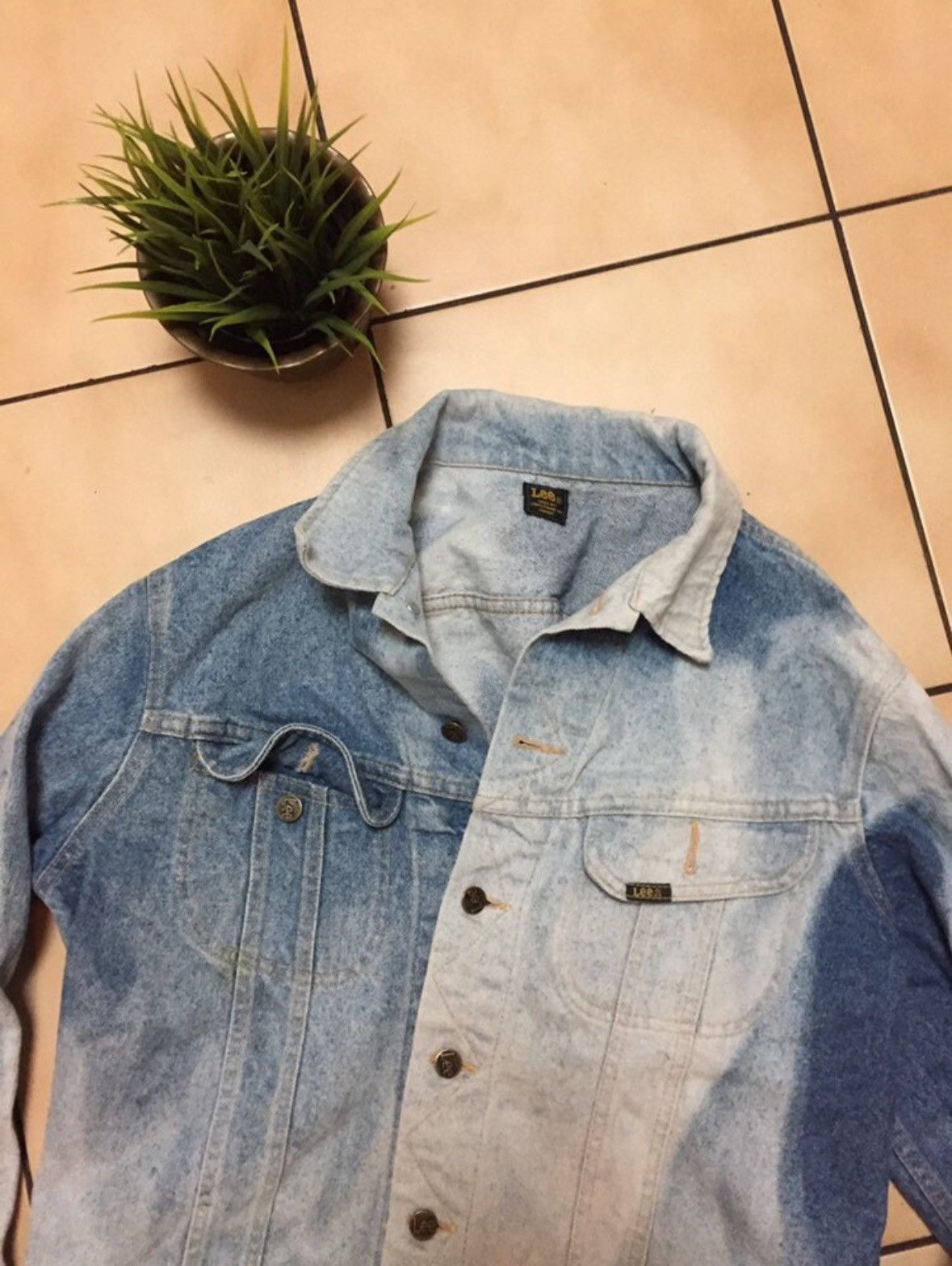 Lee Sun-Faded Lee Denim Jacket – Experimental Wash Art Size US L / EU 52-54 / 3 - 3 Thumbnail