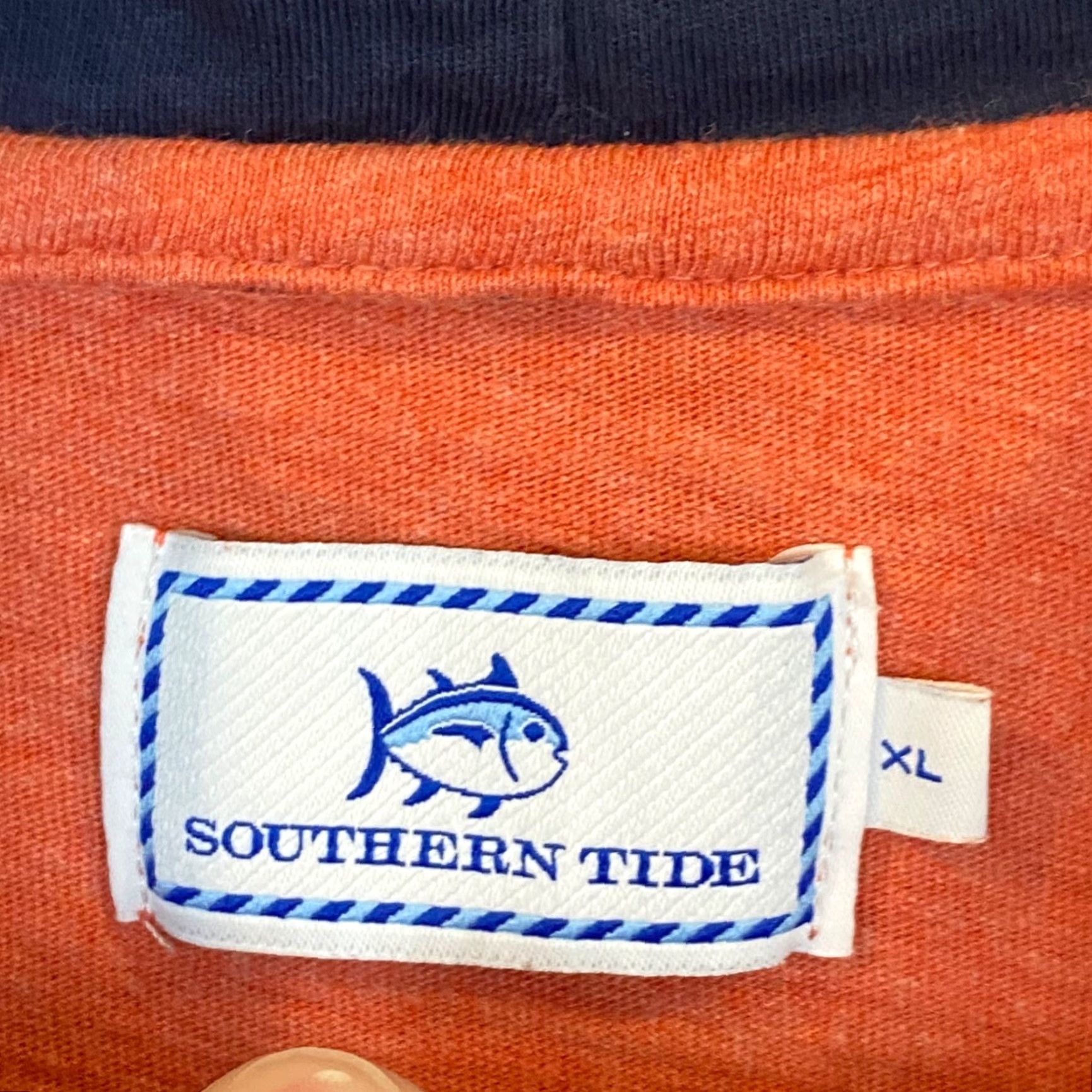 Southern Tide VINTAGE Southern Tide Jacket Men XL Long Sleeve Hooded Casual Outerwear Orange Shirt Size US XL / EU 56 / 4 - 3 Thumbnail