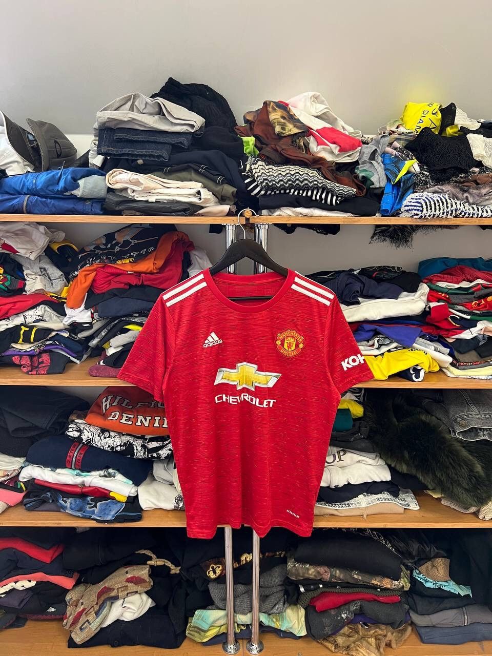 Adidas Blokecore Adidas Manchester United Chevrolet Jersey Drill Size US L / EU 52-54 / 3 - 1 Thumbnail