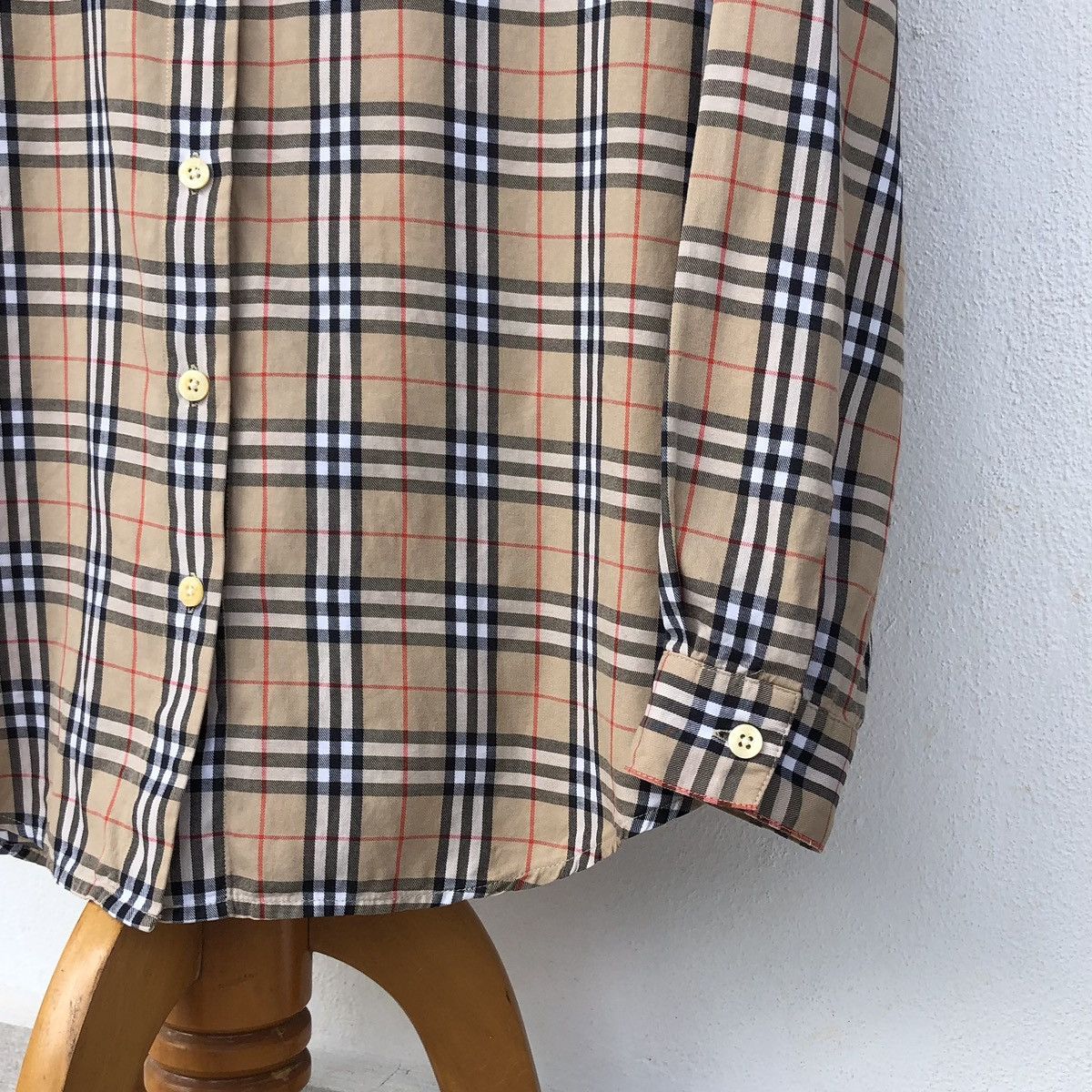 Burberry Burberrys Of London Checkered Button Colar Blouse Shirt Size M / US 6-8 / IT 42-44 - 6 Thumbnail