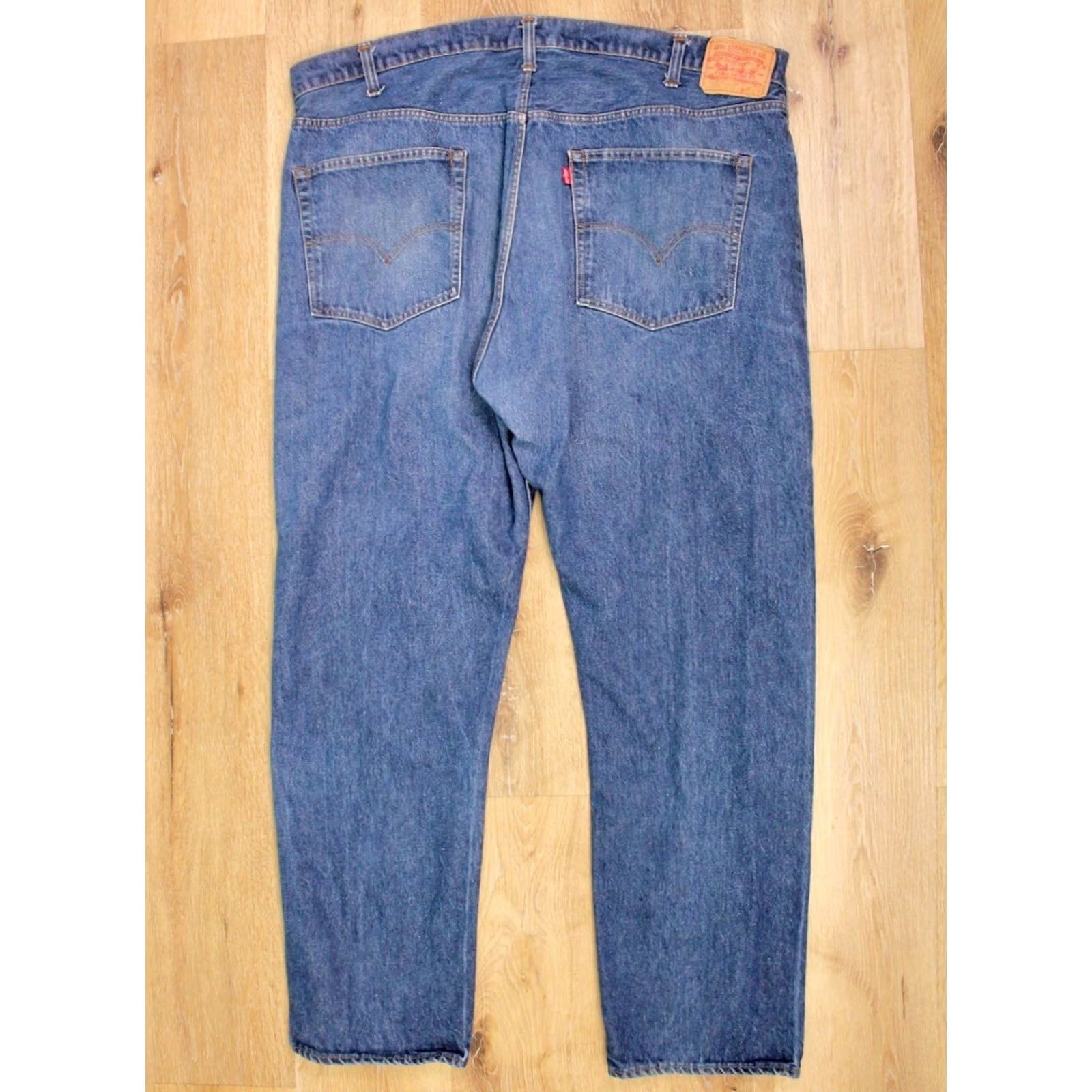 Levi's Levi's 505 Jeans Shirt Vintage 1980s VTG 46x32 Made In USA Men’s Black Bar Tac Denim Blue 80s Jeans Mens Size US 30 / EU 46 - 3 Thumbnail