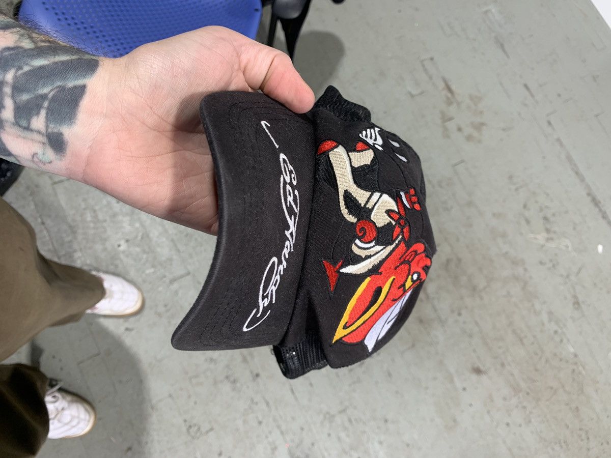 Ed Hardy Black on black Ed Hardy Mopping devil trucker hat Size ONE SIZE - 2 Thumbnail