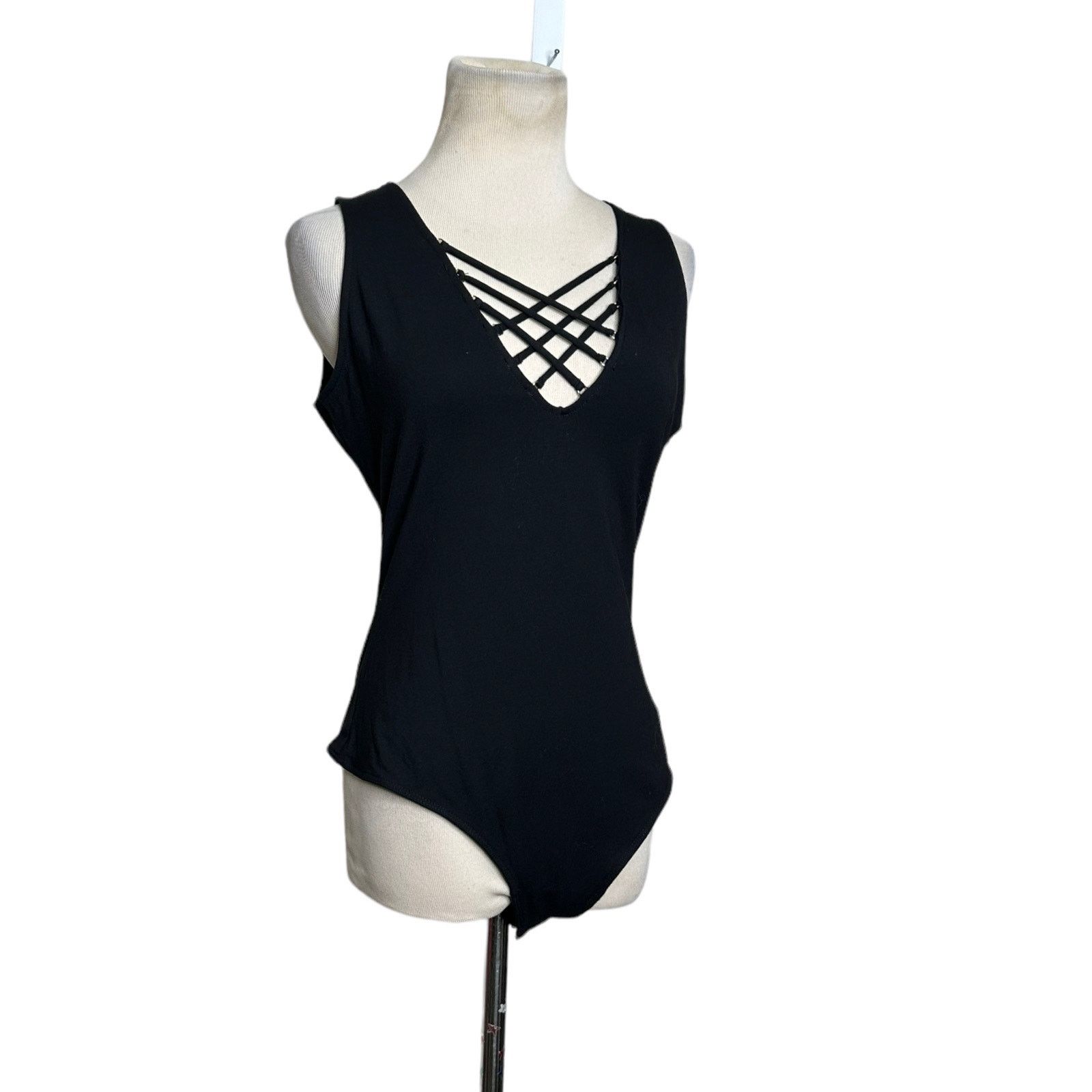 Guess Guess Black Sleeveless Bodysuit size Medium Size M / US 6-8 / IT 42-44 - 8 Thumbnail