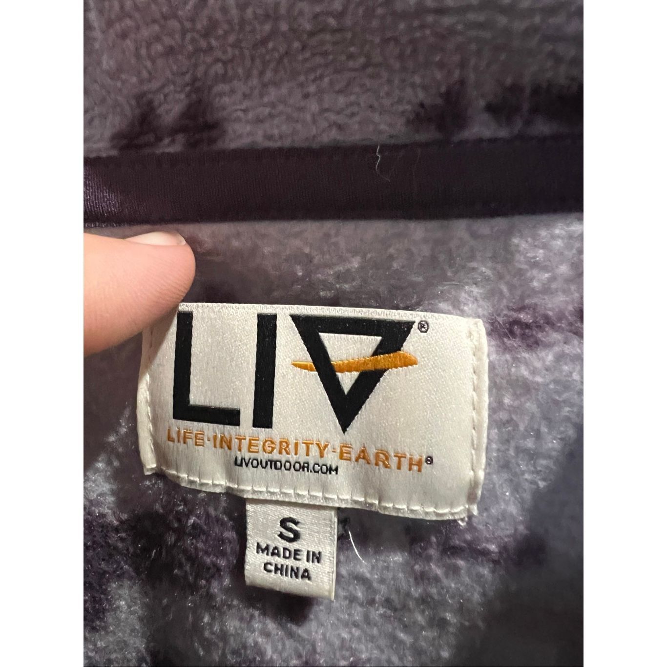 LIV Outdoor LIV Outdoors Purple Patterned Fleece Woman’s Size Small Size S / US 4 / IT 40 - 4 Thumbnail
