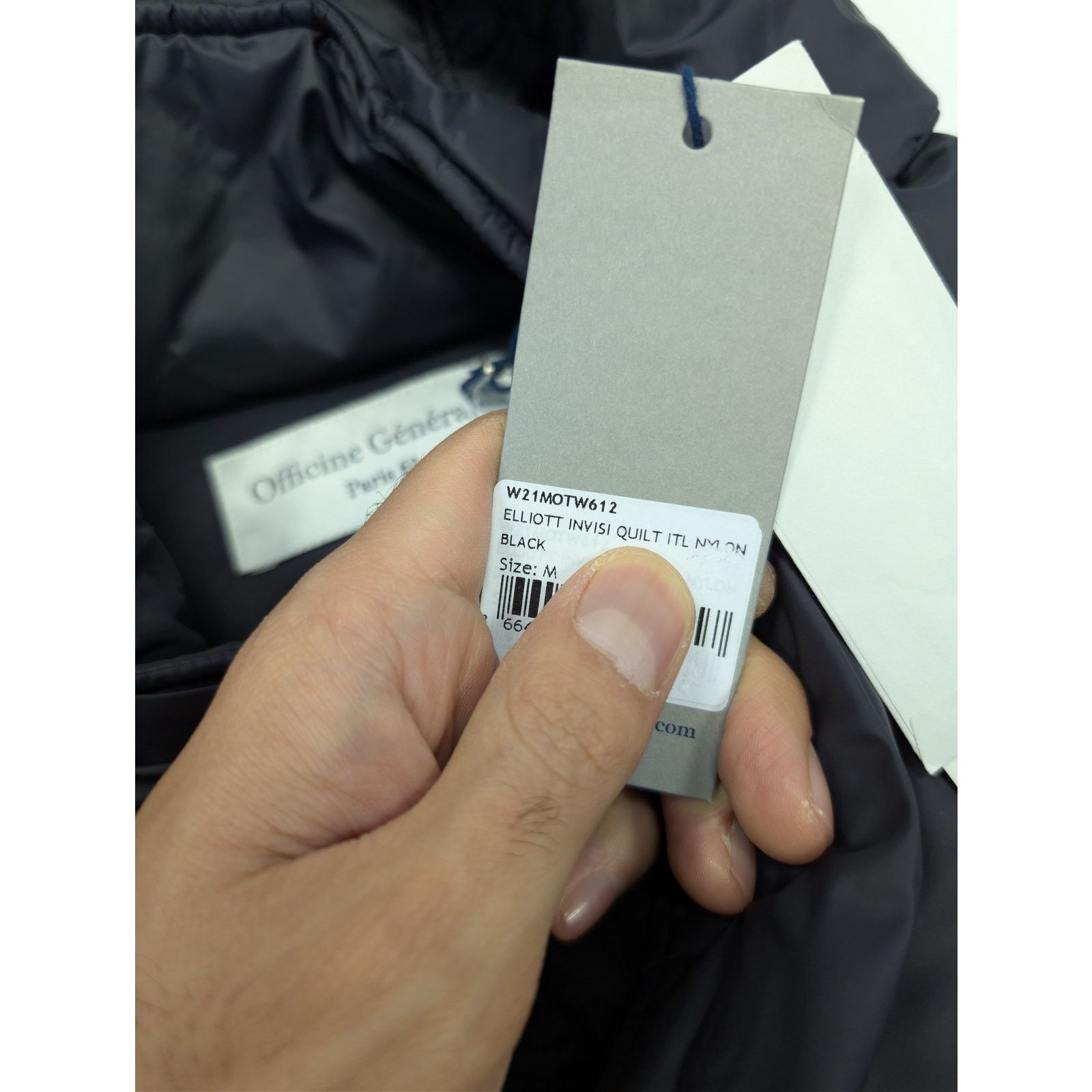 Officine Generale o1rshd1 Shell Hooded Jacket in Black Size US M / EU 48-50 / 2 - 22 Thumbnail