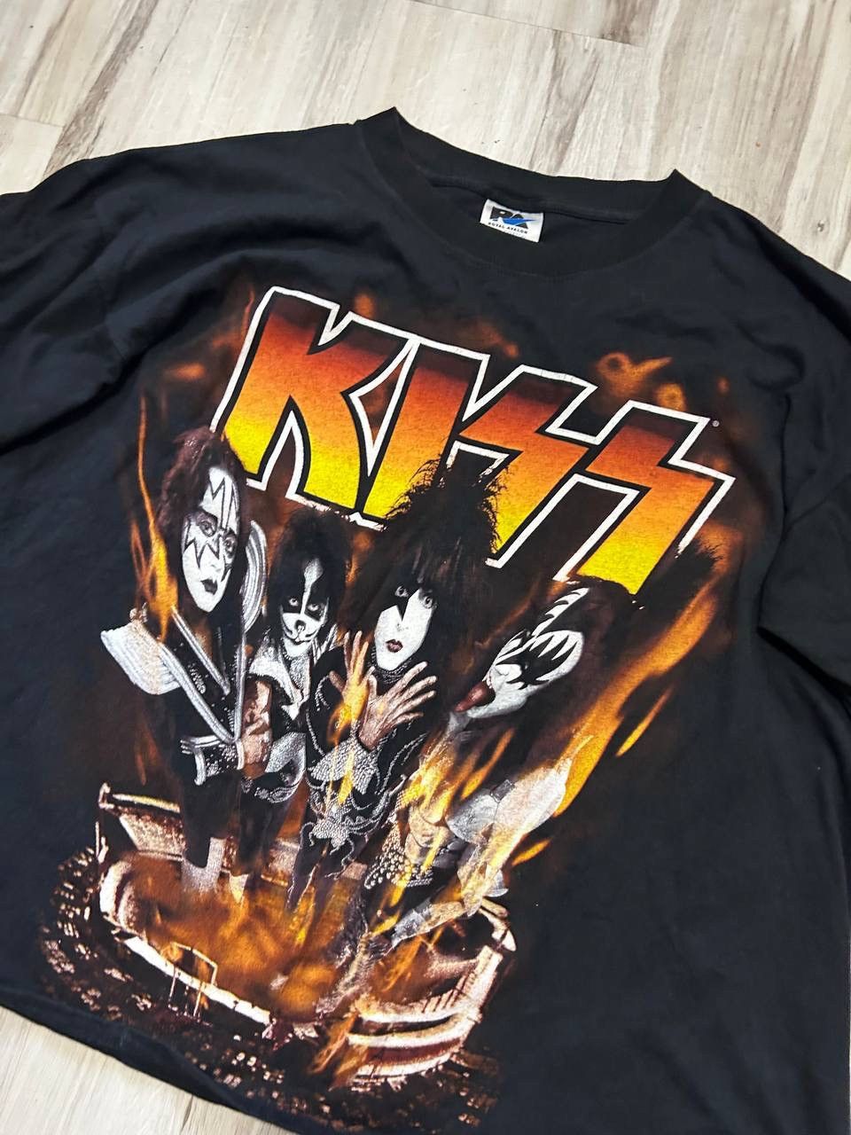 Band Tees × Kiss × Vintage KISS Cropped Tee T Shirt 1999 Psycho 