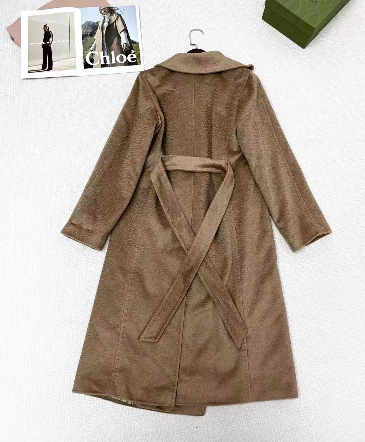 Max Mara Maxmara 10161 Overcoat 150/76A 39S 96B 95L Size XS / US 0-2 / IT 36-38 - 2 Thumbnail