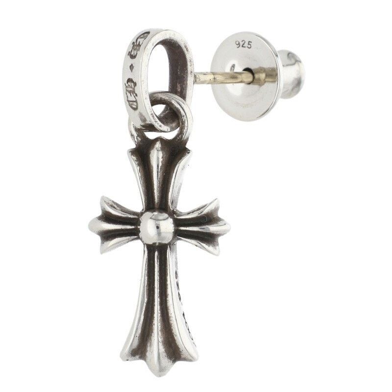 Chrome Hearts Chrome Hearts Baby Fat Drop Silver Earring Size ONE SIZE - 1 Thumbnail