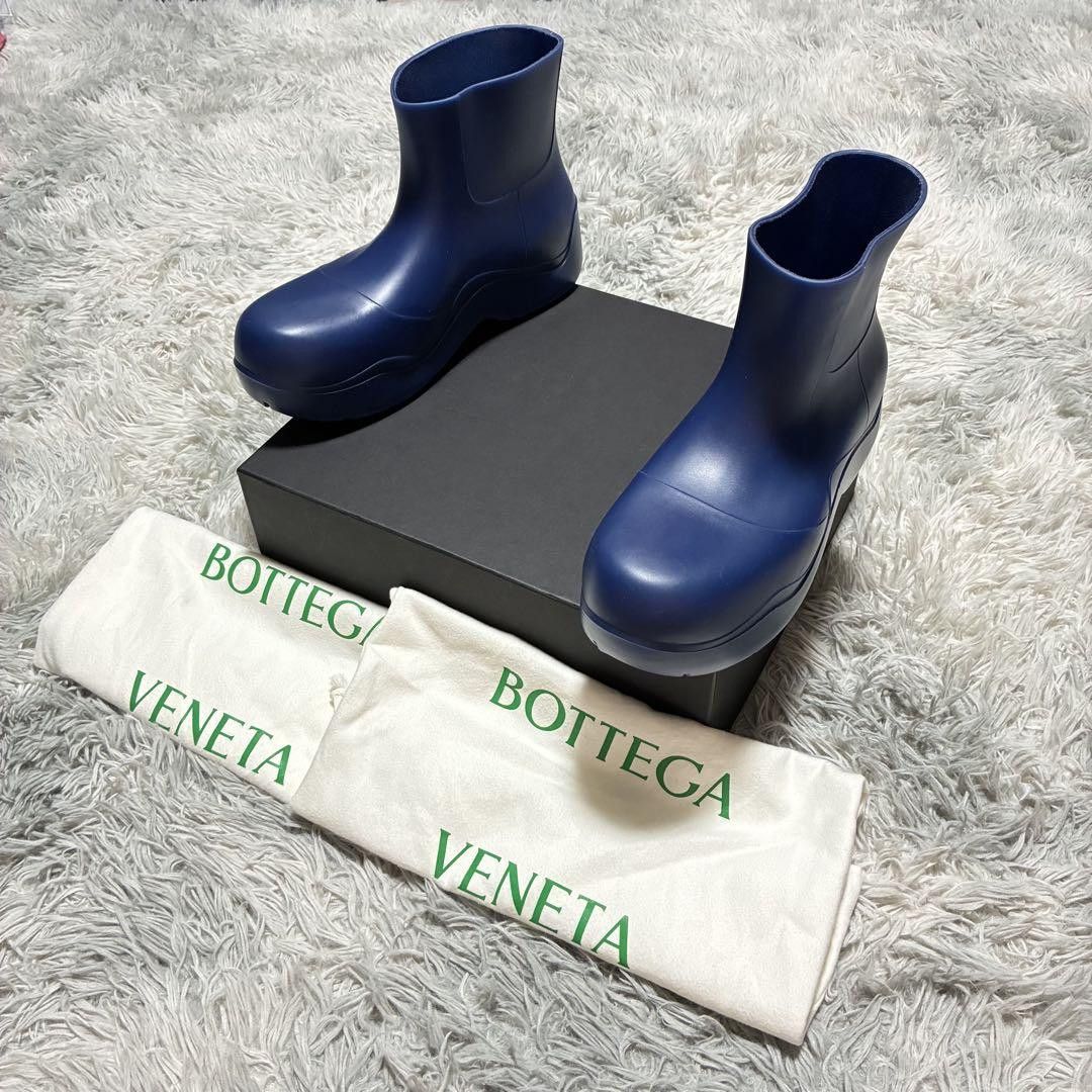 Bottega Veneta BOTTEGA VENETA Paddle Boots Navy Blue 45 | Grailed