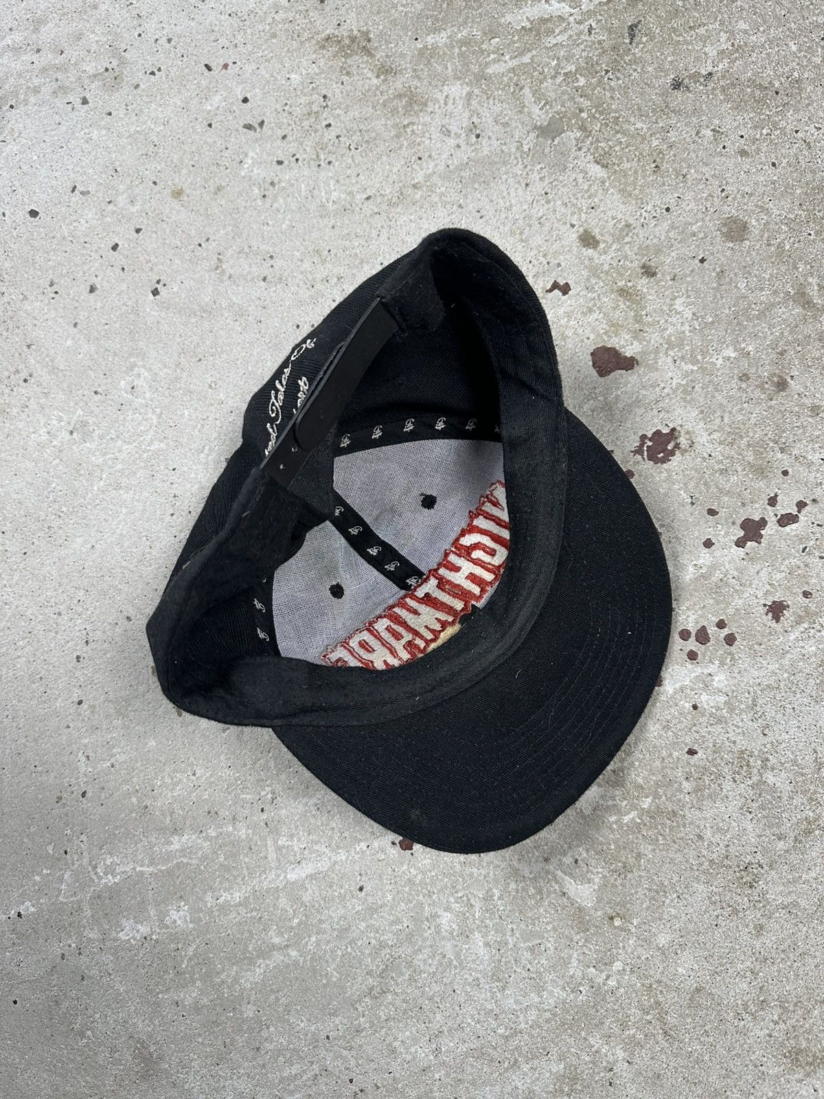 Band Tees × Expert Horror × Vintage Vintage Y2K Nightmare on Dream Street Black Hat Cap Size ONE SIZE - 6 Thumbnail