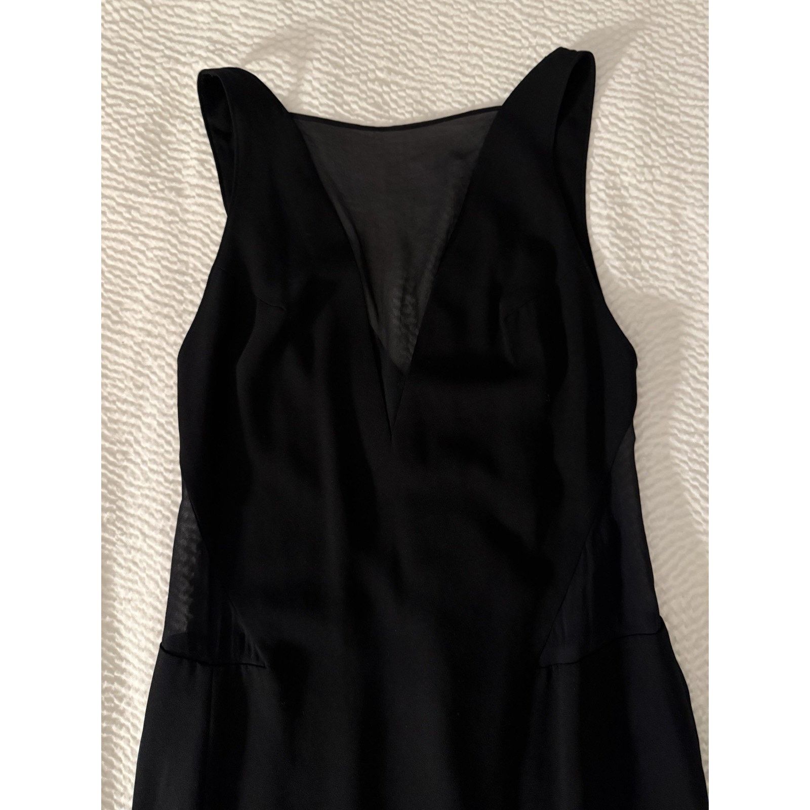 Other ELIN KLING for Marciano black Sheer Mesh Deep V neck dress 2 Size XS / US 0-2 / IT 36-38 - 4 Thumbnail