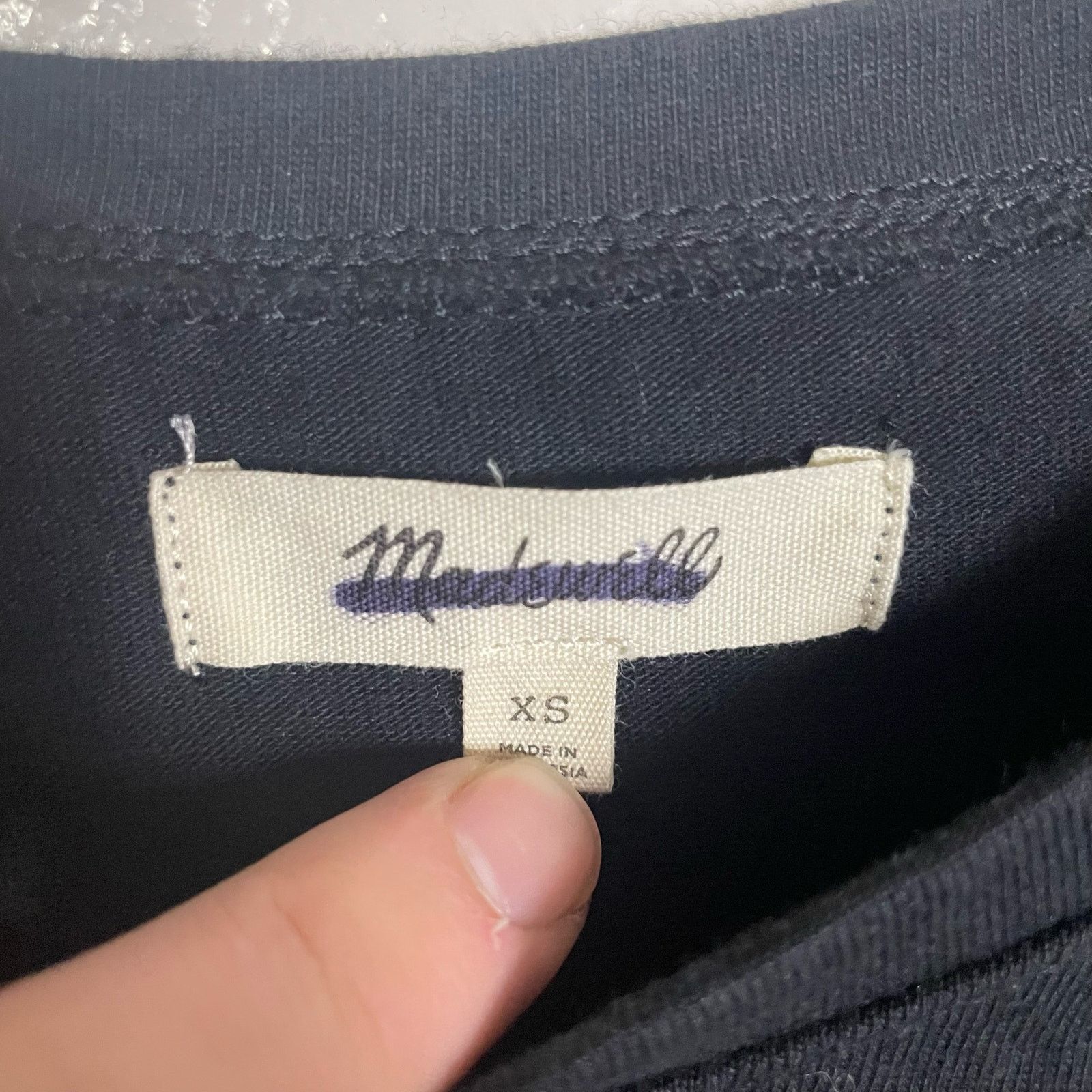 Madewell Madewell Dart Heavyweight Crewneck Tee Shirt US Women's XS Size XS / US 0-2 / IT 36-38 - 4 Thumbnail