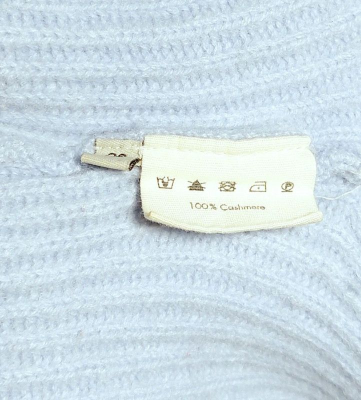 Other 100% cashmere sweater jumper blue thick weave Size M / US 6-8 / IT 42-44 - 7 Thumbnail