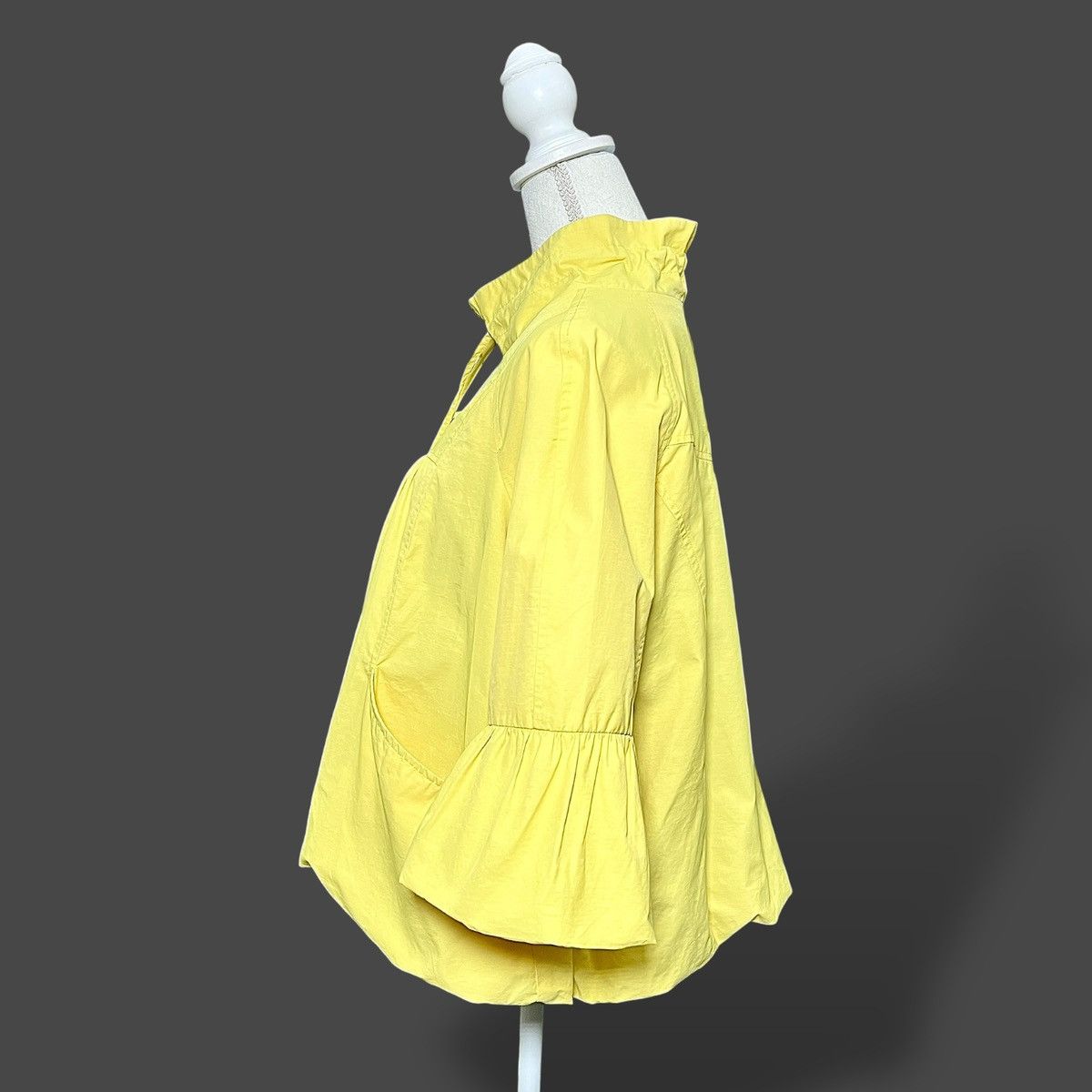 Michael Kors MICHAEL Michael Kors Women’s Yellow Full Zip Babydoll Sz L Size L / US 10 / IT 46 - 7 Thumbnail
