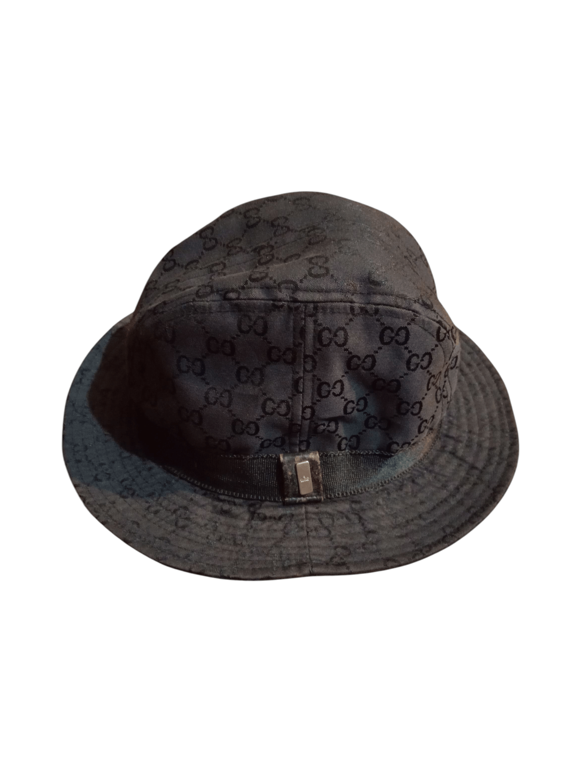 Gucci Authentic Gucci Bucket Hat Cap Stripe Black GG Monogram Size ONE SIZE - 1 Thumbnail