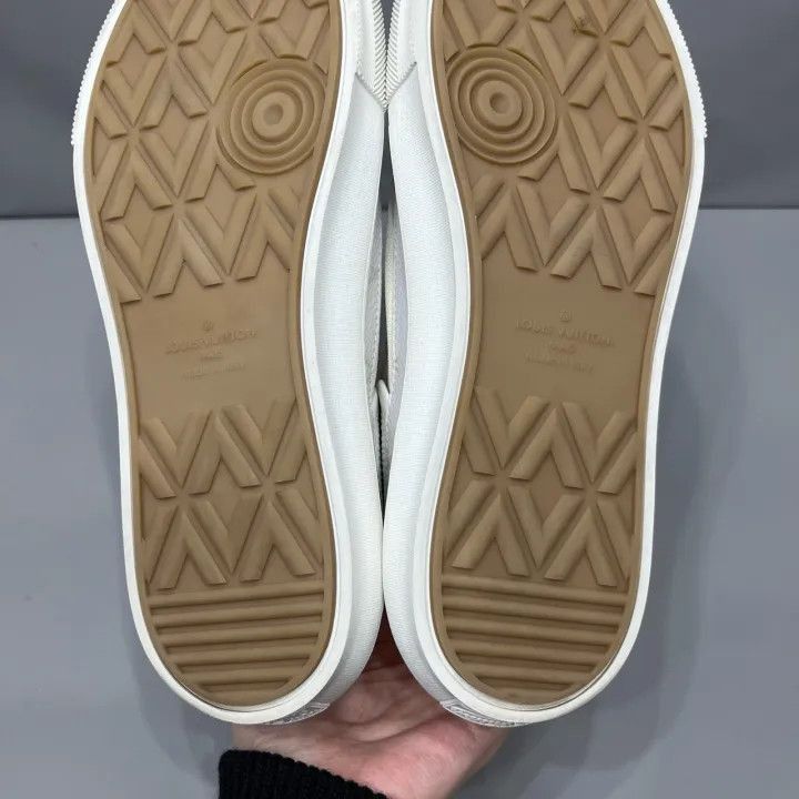 Louis Vuitton Louis Vuitton White High-Top Sneakers -2508 Size US 9 / EU 42 - 4 Thumbnail