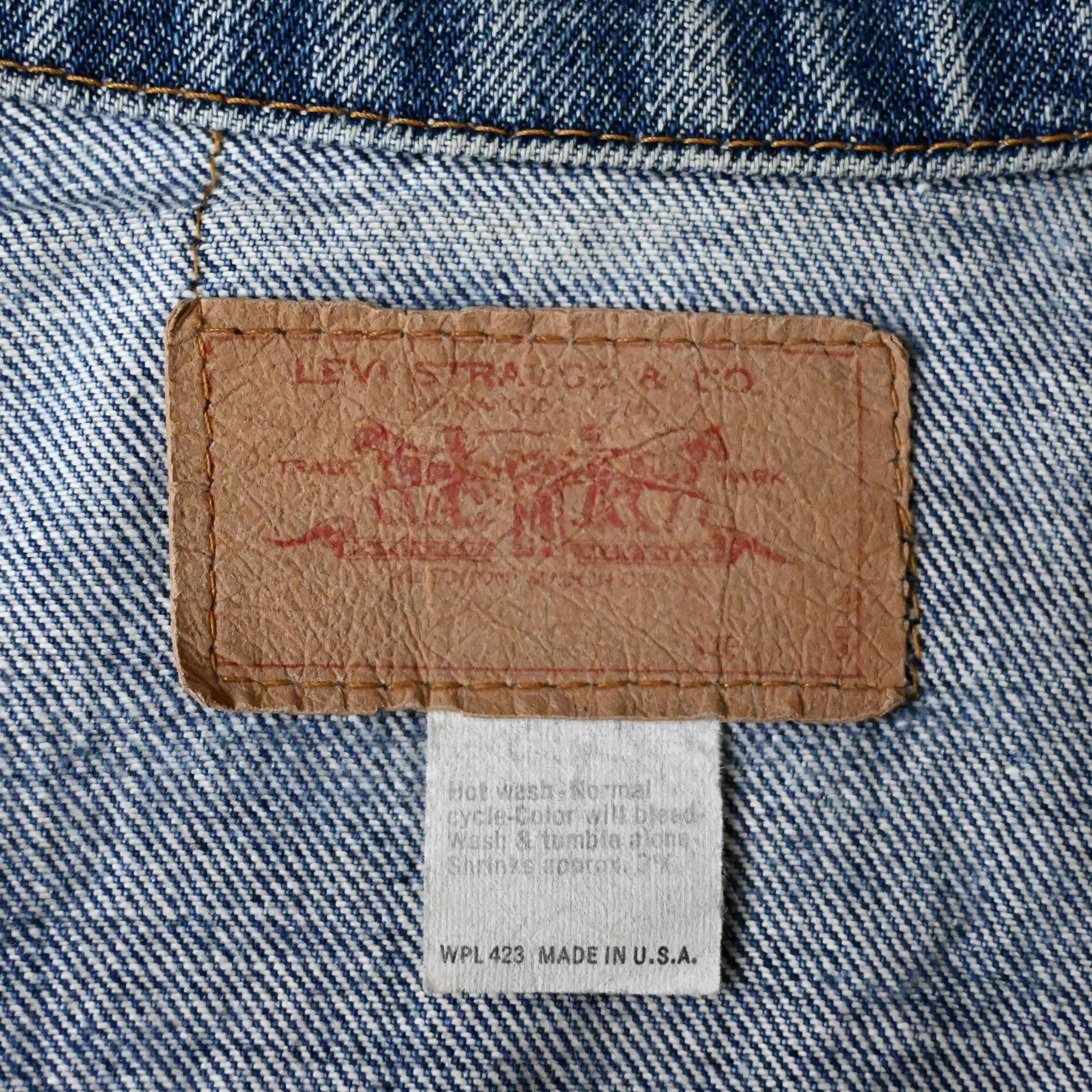Levi's Vintage 1970s Levi's 70505 denim trucker jacket, small "e" Size US S / EU 44-46 / 1 - 10 Thumbnail
