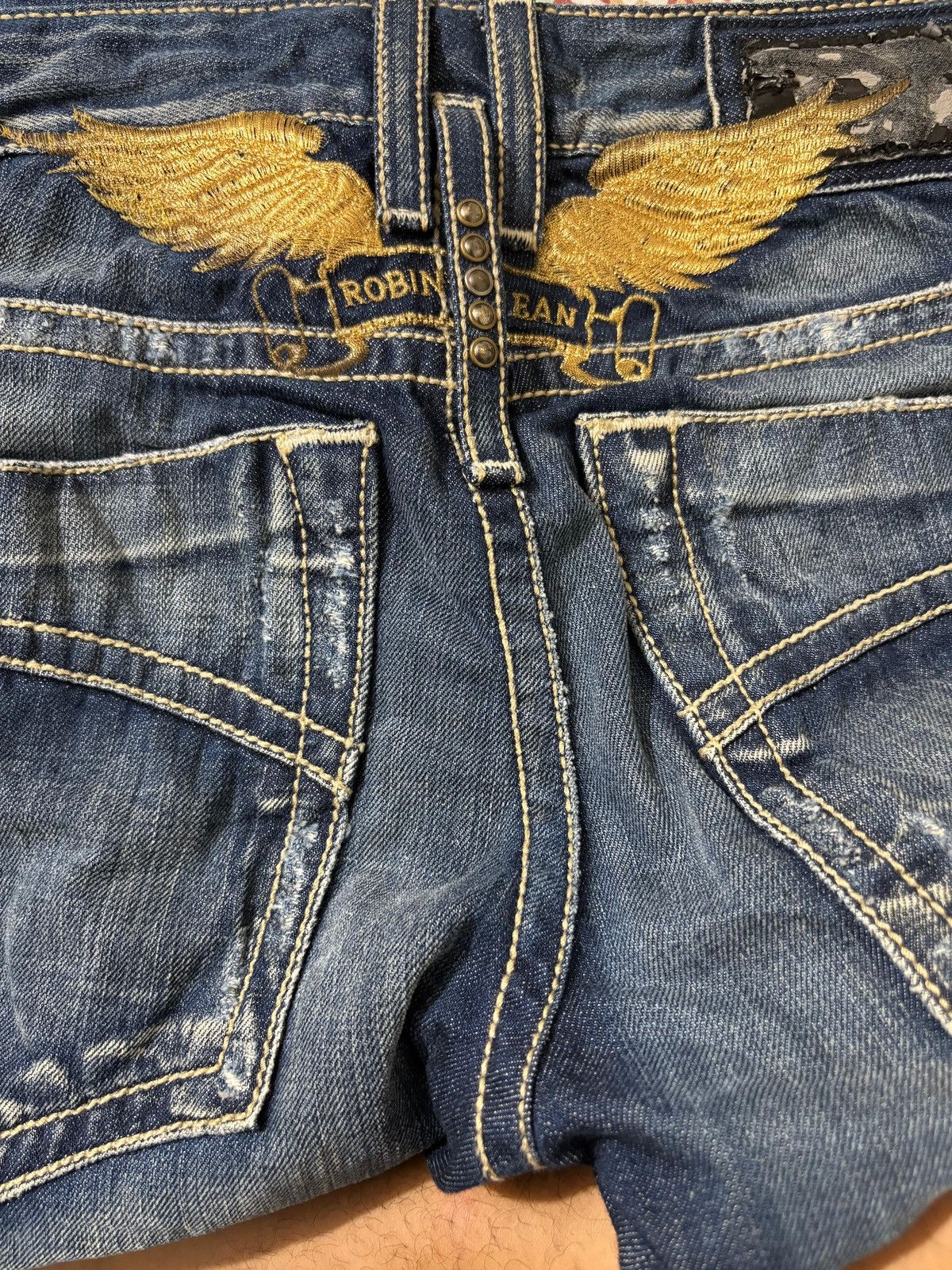 Robins Jeans Robin’s Jean x Golden Wings x Vintage Denim Size US 29 - 9 Thumbnail