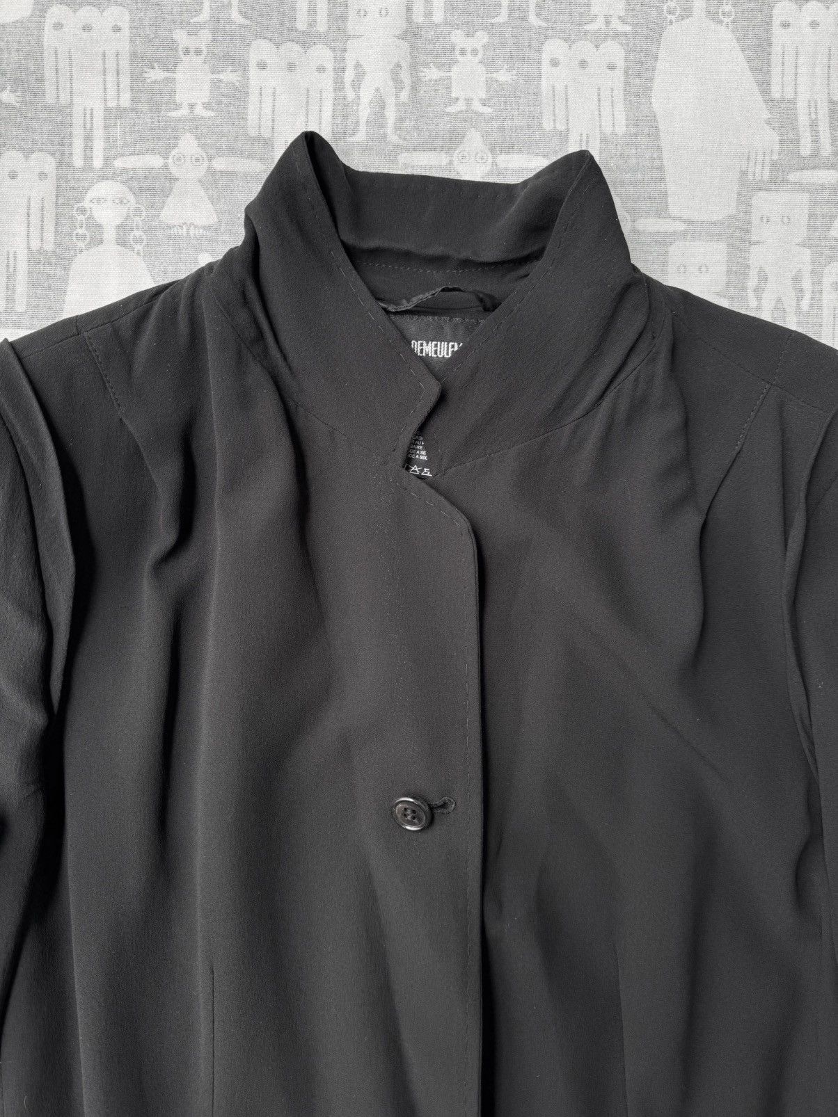 Ann Demeulemeester Ann Demeulemeester SS04 Silk Cargo Belted Tailored Jacket Size S / US 4 / IT 40 - 6 Thumbnail