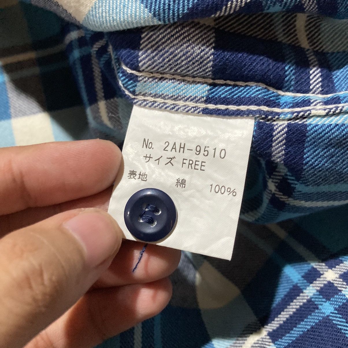 Hysteric Glamour Vintage Hysteric Glamour Veterano Flanel Plaid Shirt Blue Size US L / EU 52-54 / 3 - 15 Thumbnail