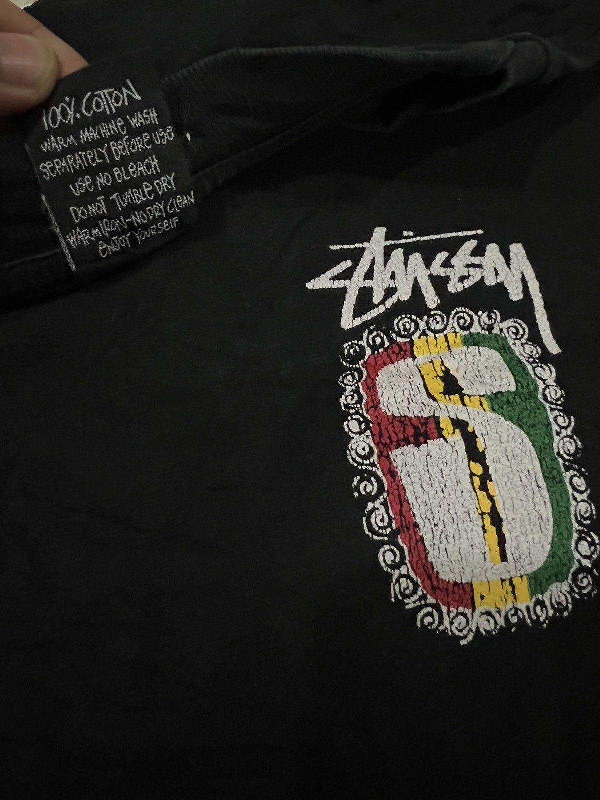 Stussy VERY RARE Vintage 1980s Stussy Irie Roots Bali Edition Shirt Size US L / EU 52-54 / 3 - 7 Thumbnail