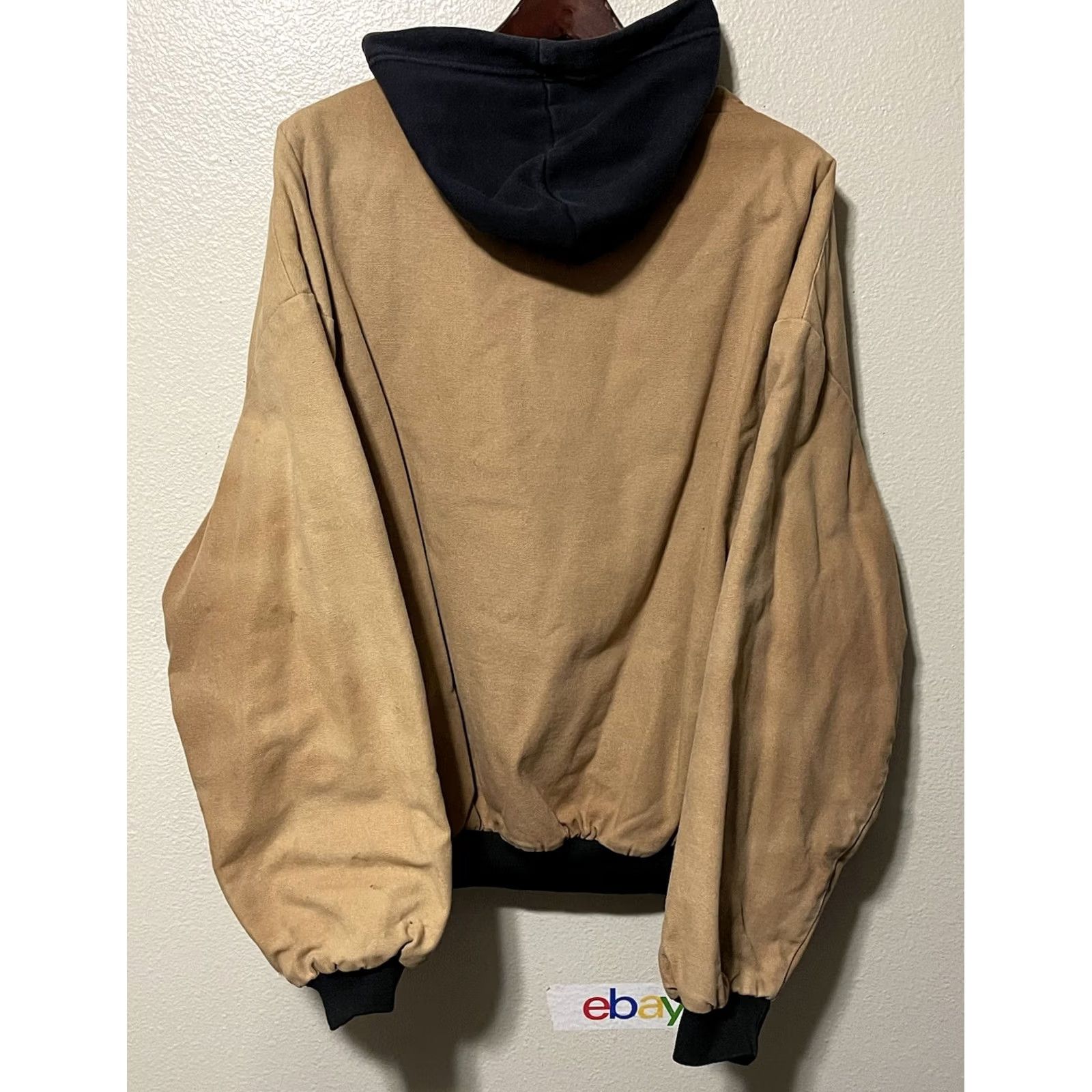 Vintage VINTAGE Swingster Jacket Bomber Gray 2XL/XXL Hooded Heavyweight Canvas Elastic Waist Snap Buttons Embroidered Logo 80s American Mens Short Jacket Coat Size US XXL / EU 58 / 5 - 4 Thumbnail