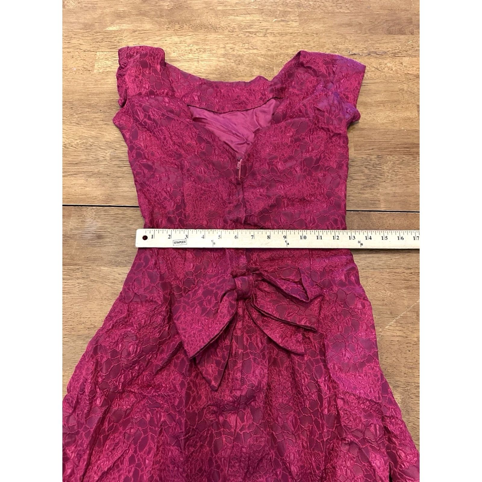 Pinko VINTAGE Elis Porter Pink Dress 60s 70s Talon See Measurements S/M Size 4XL / US 24-26 - 6 Thumbnail