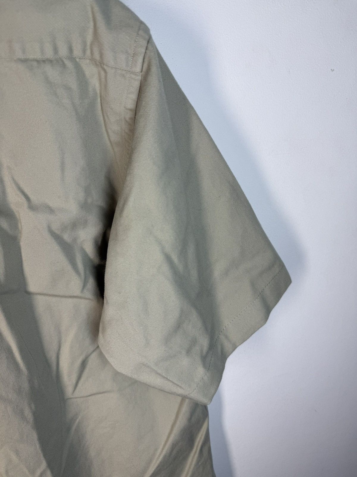 Yves Saint Laurent Beige YSL Shirt Short Sleeve Button Up Collar Vintage Y2K Size US M / EU 48-50 / 2 - 14 Thumbnail