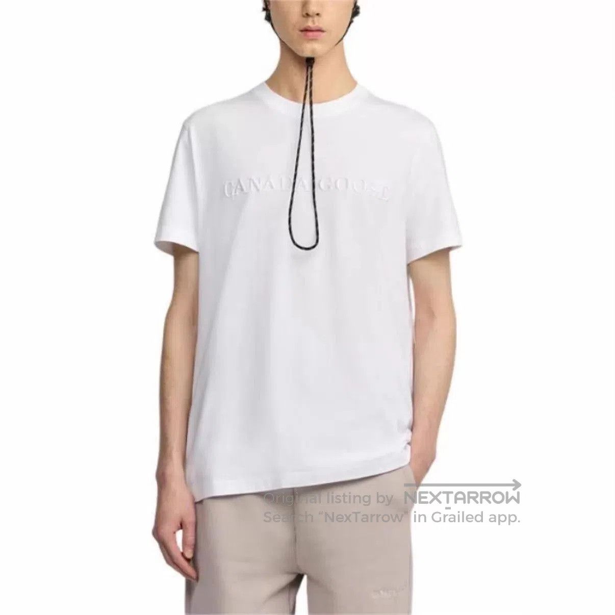 Canada Goose White Short. Size US L / EU 52-54 / 3 - 8 Thumbnail