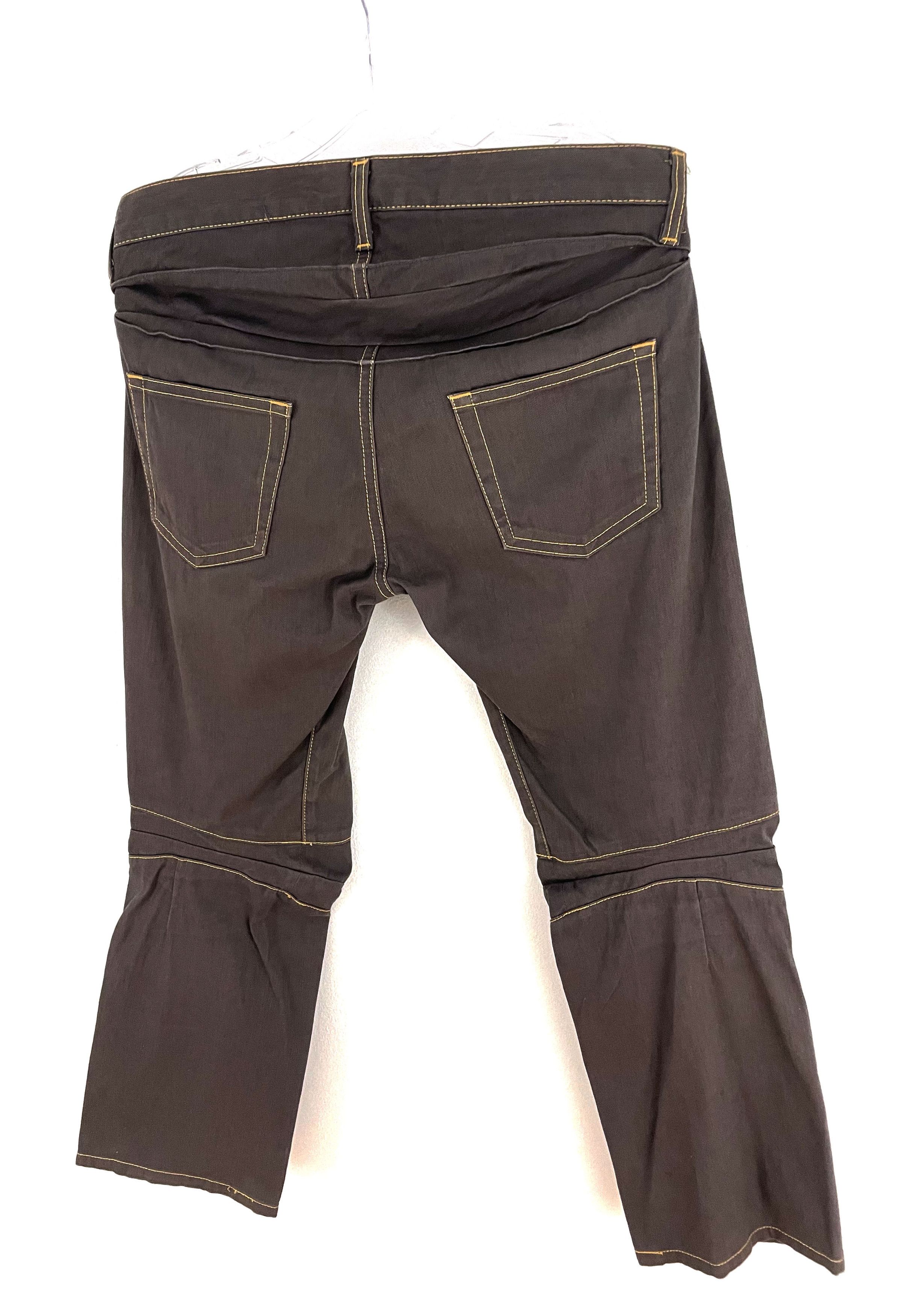 Junya Watanabe 2004 Contrast Stitch Biker Pants Size US 34 / EU 50 - 7 Thumbnail