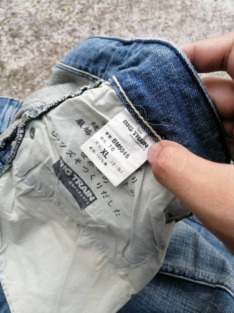 Japanese Brand Osaka Big Train Nice Design Denim Jeans Size US 34 / EU 50 - 5 Thumbnail
