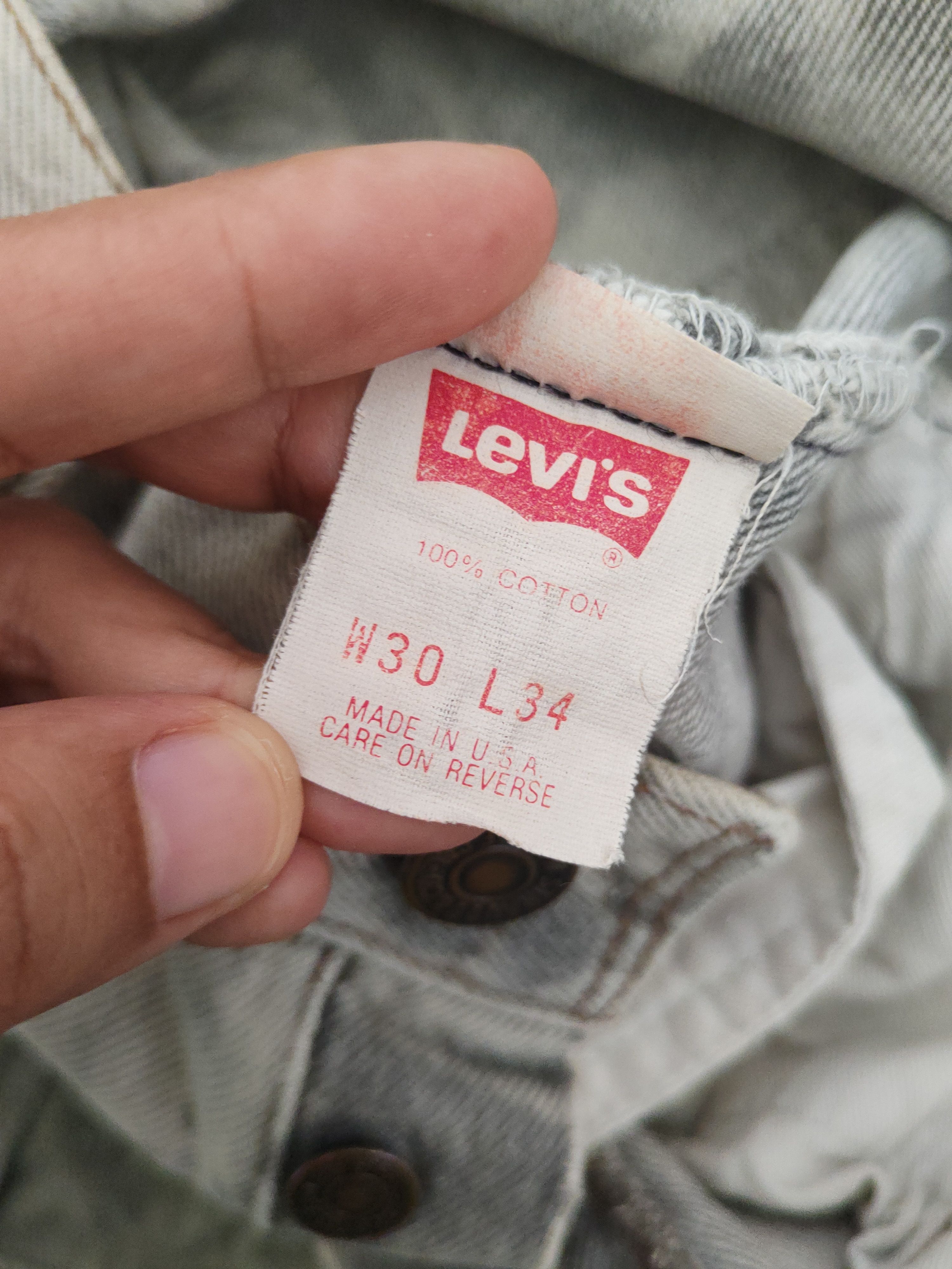 Levi's DL 501 Levi's Painter reconstructed Ripped denim #46-957 Size US 29 - 16 Thumbnail