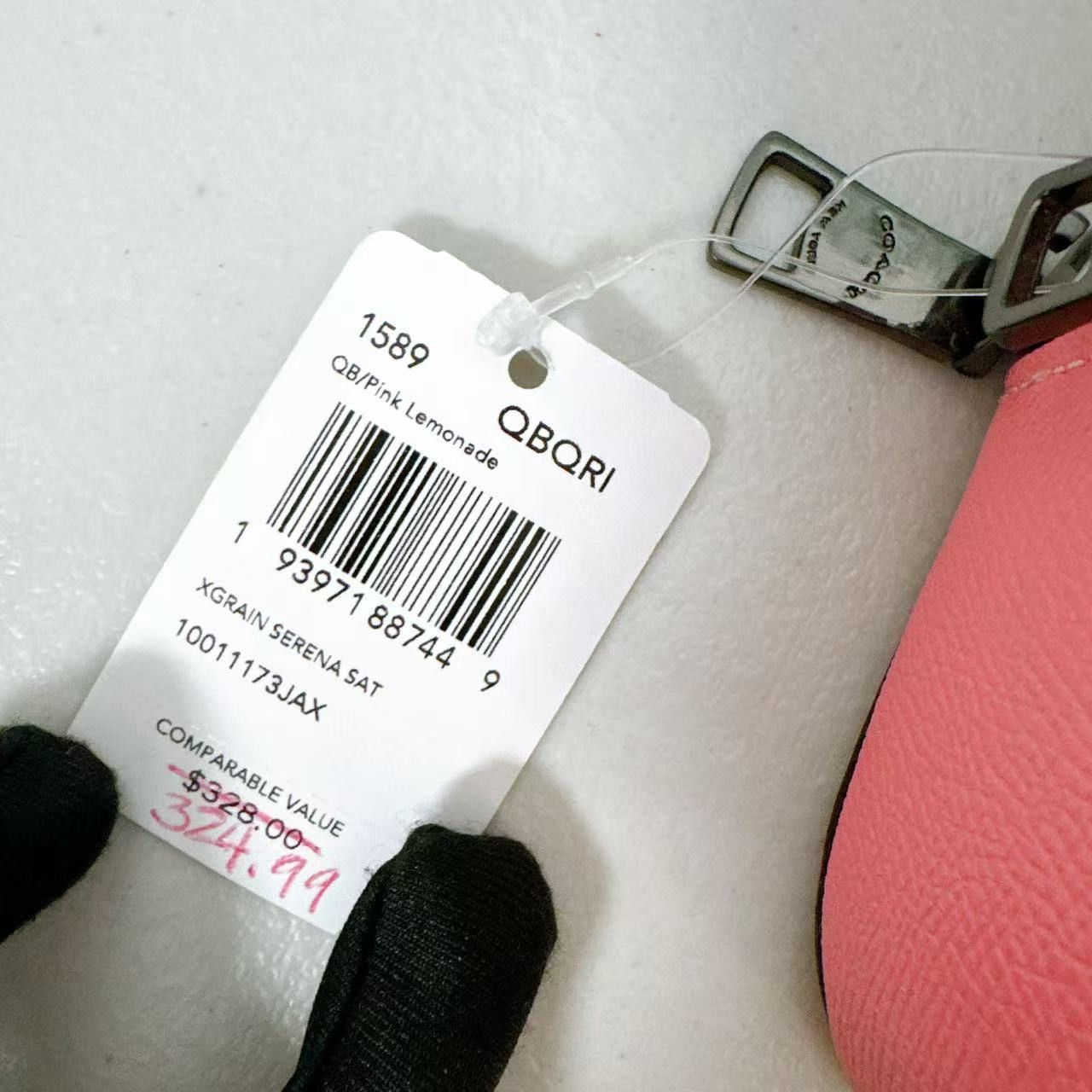 Coach Coach 1589 Serena Crossgrain Satchel IN Pink Size ONE SIZE - 7 Thumbnail